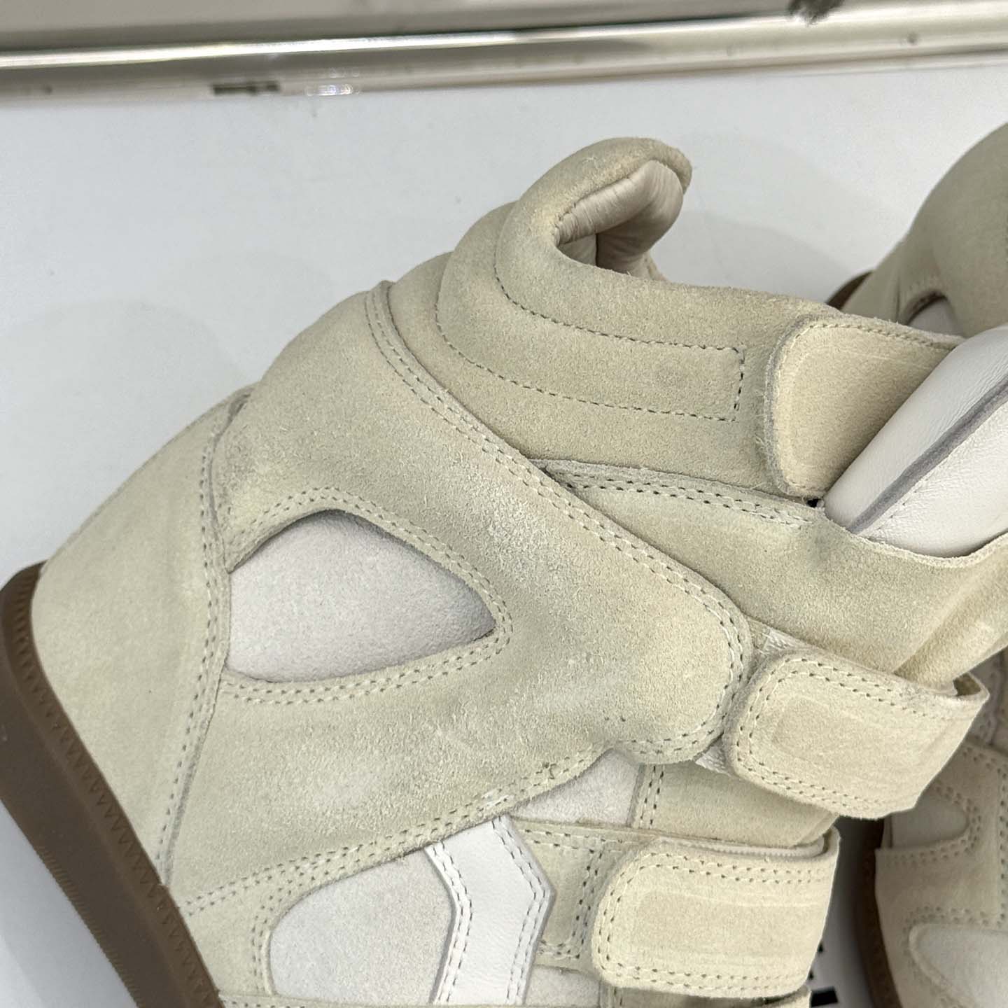 Isabel Marant Balskee High-Top Wedge Sneakers  - DopestKickz