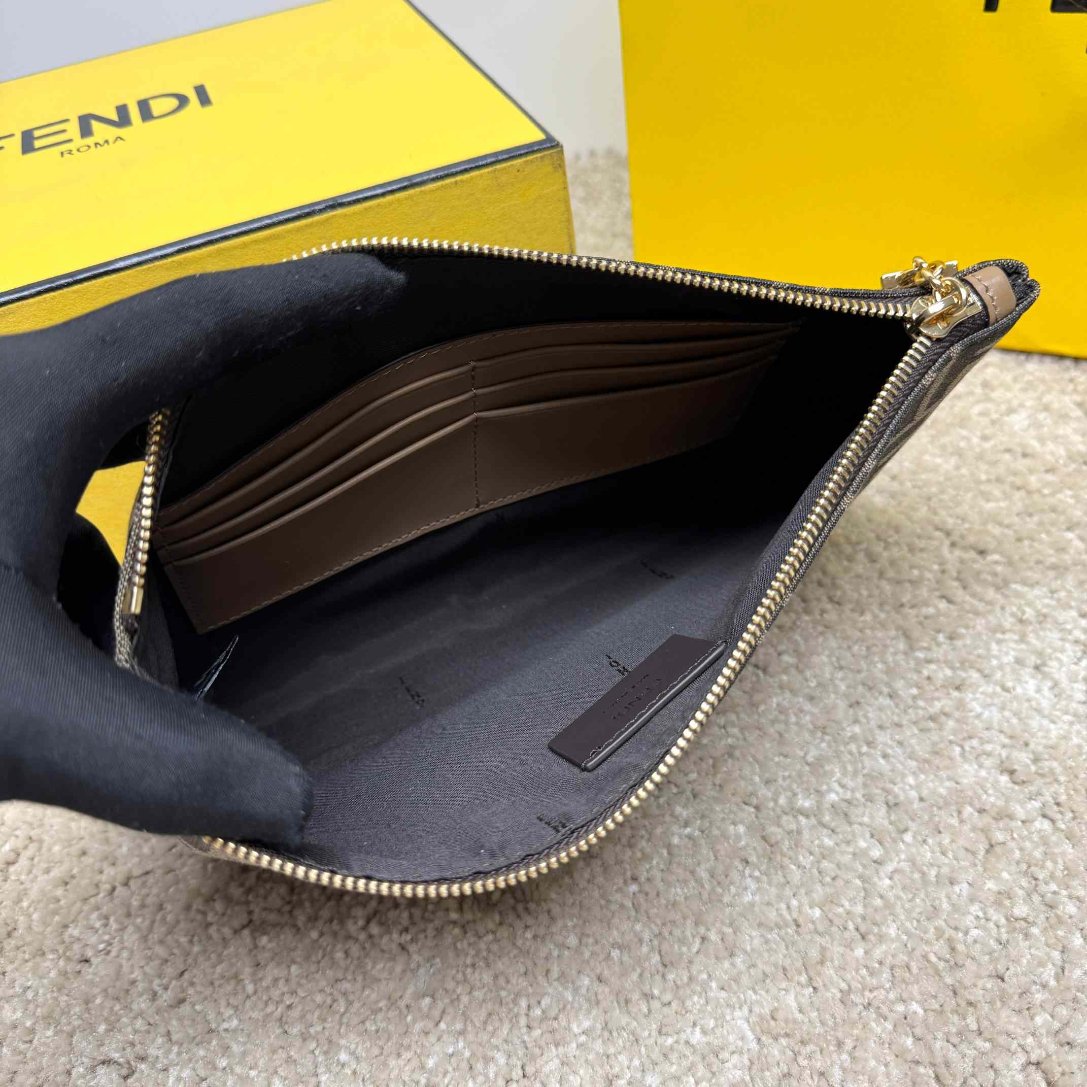 Fendi Flat Baguette Pouch Medium - DopestKickz