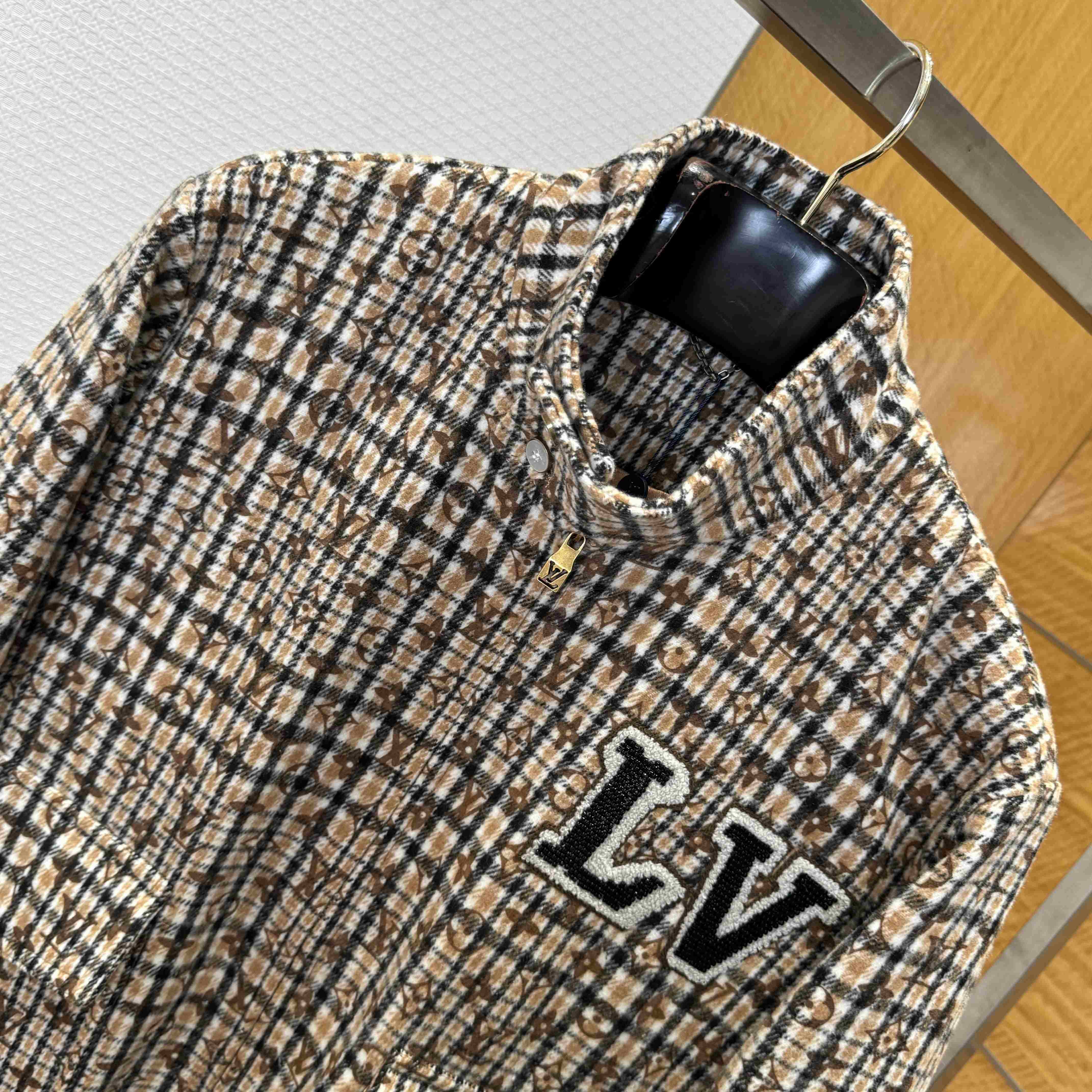 Louis Vuitton Monogram Wool Harrington Blouson   1AGIP7 - DopestKickz