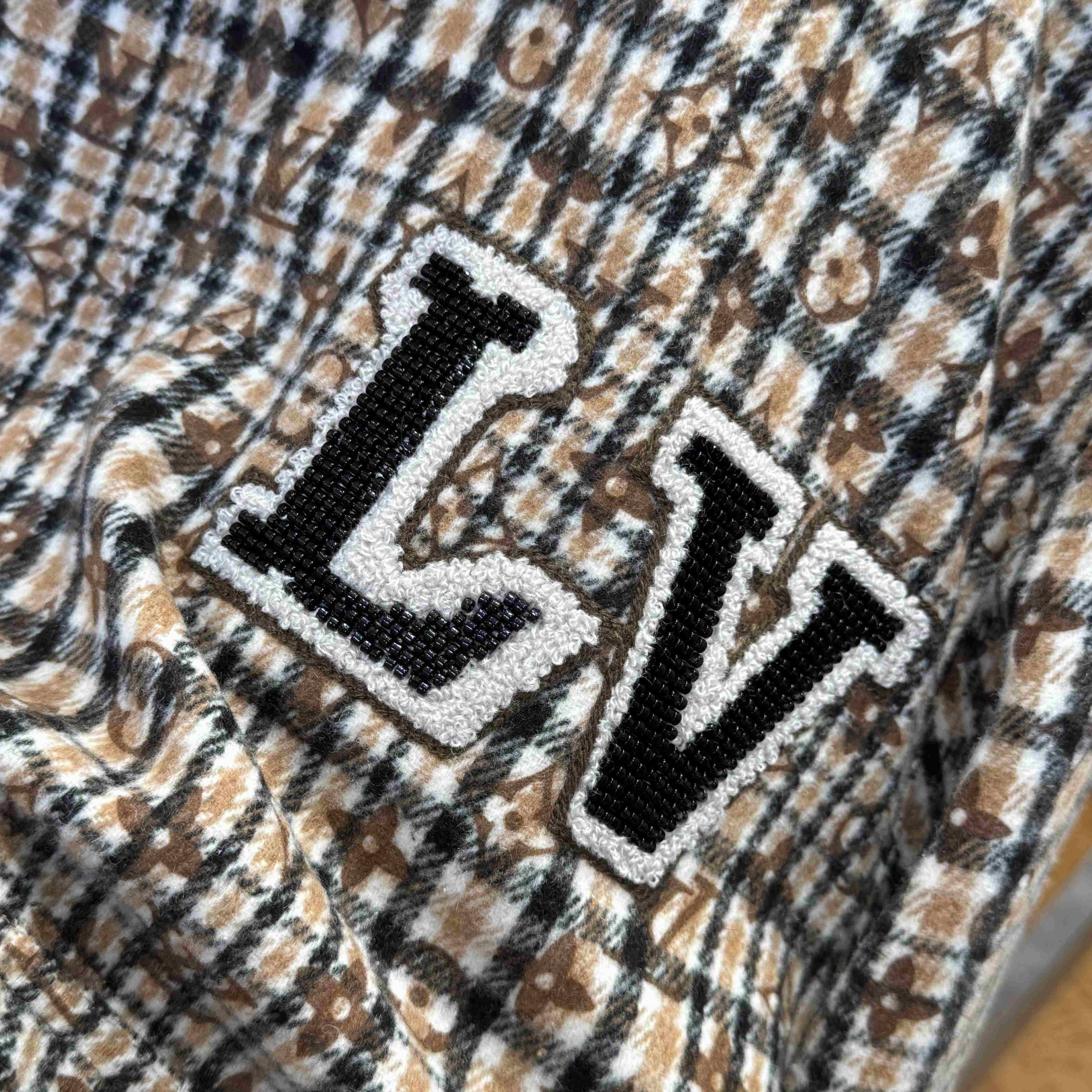 Louis Vuitton Monogram Wool Harrington Blouson   1AGIP7 - DopestKickz