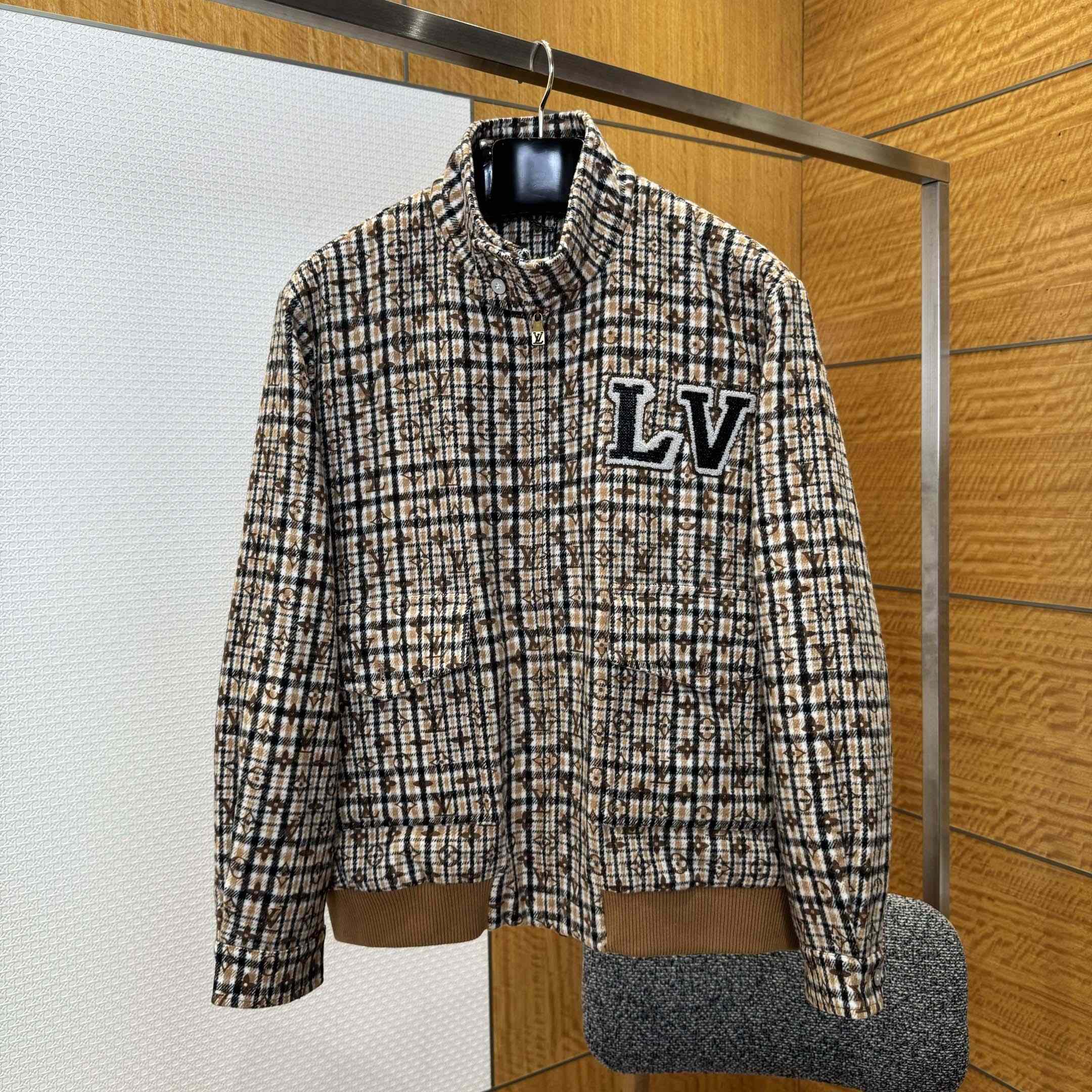 Louis Vuitton Monogram Wool Harrington Blouson   1AGIP7 - DopestKickz