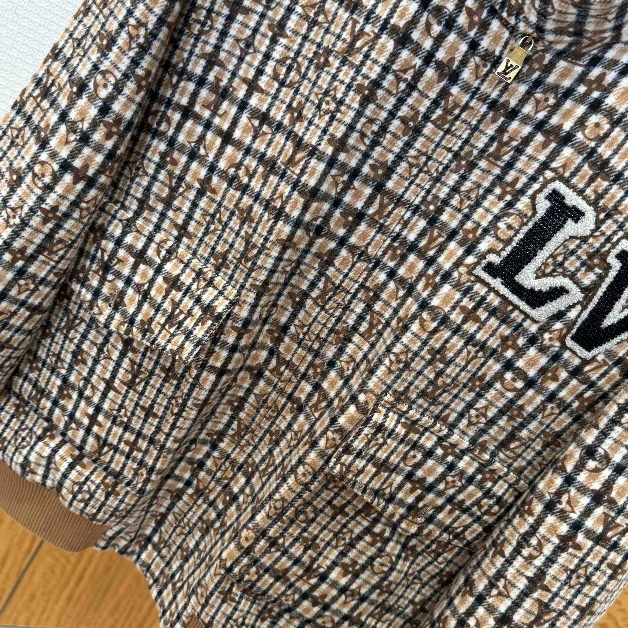 Louis Vuitton Monogram Wool Harrington Blouson   1AGIP7 - DopestKickz