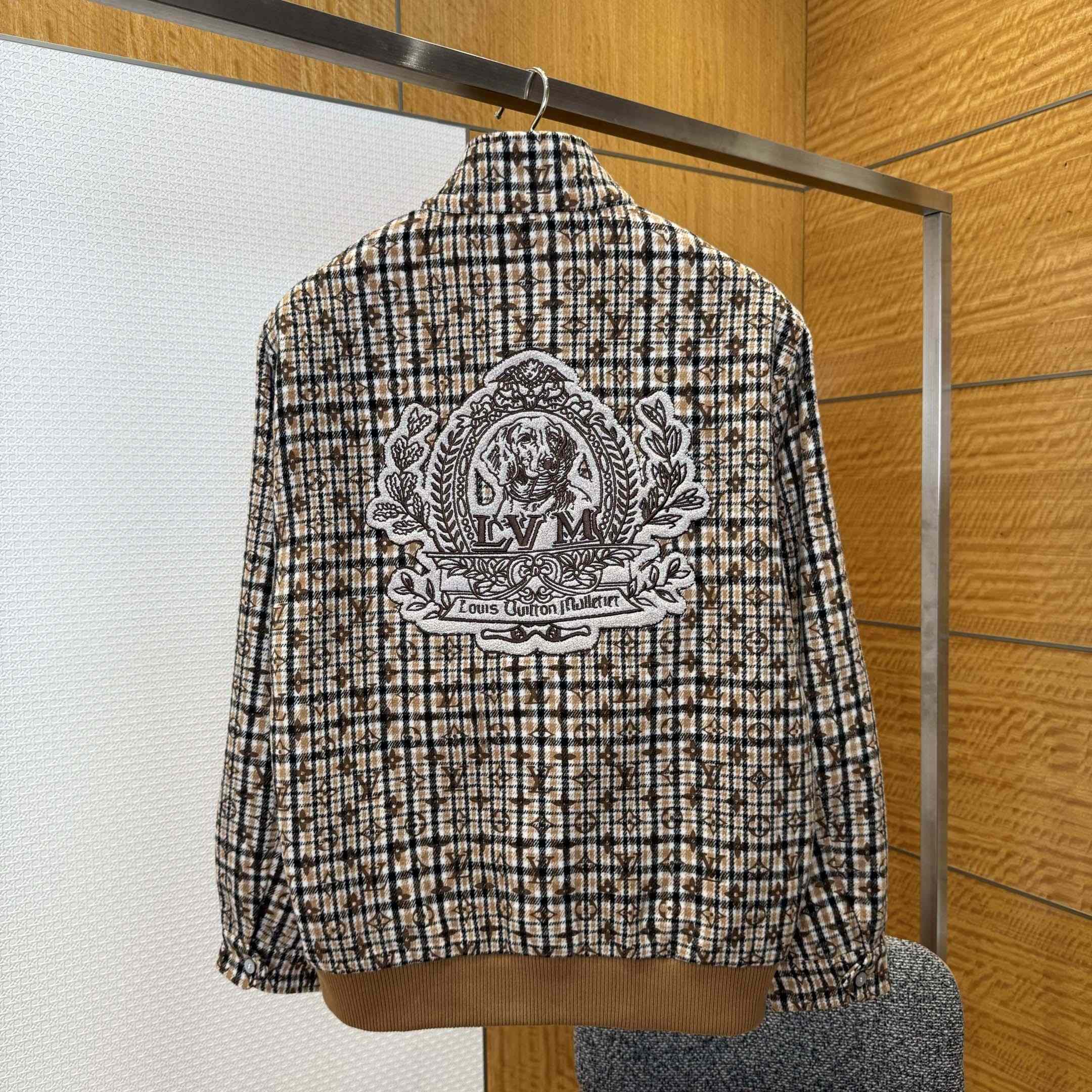Louis Vuitton Monogram Wool Harrington Blouson   1AGIP7 - DopestKickz