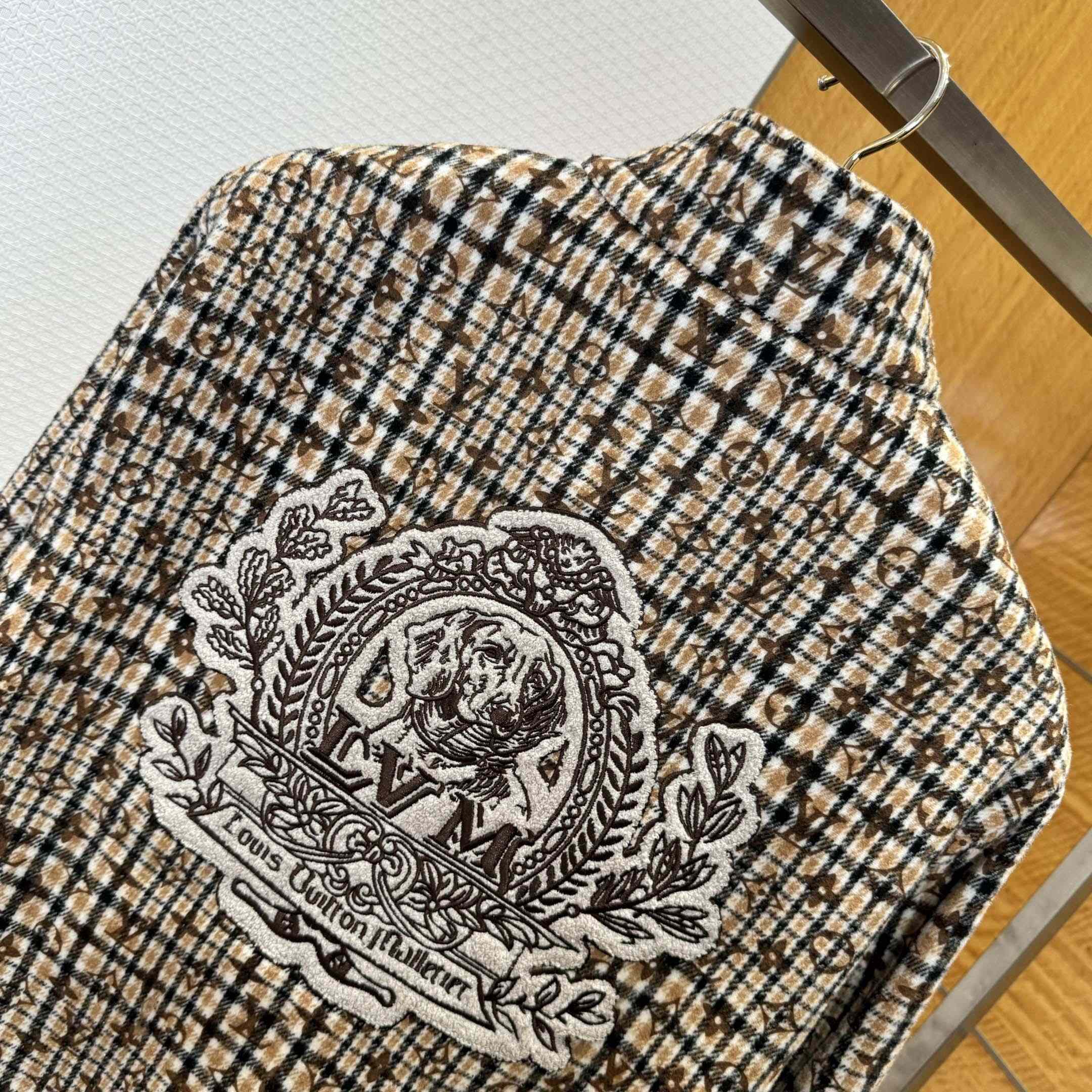 Louis Vuitton Monogram Wool Harrington Blouson   1AGIP7 - DopestKickz