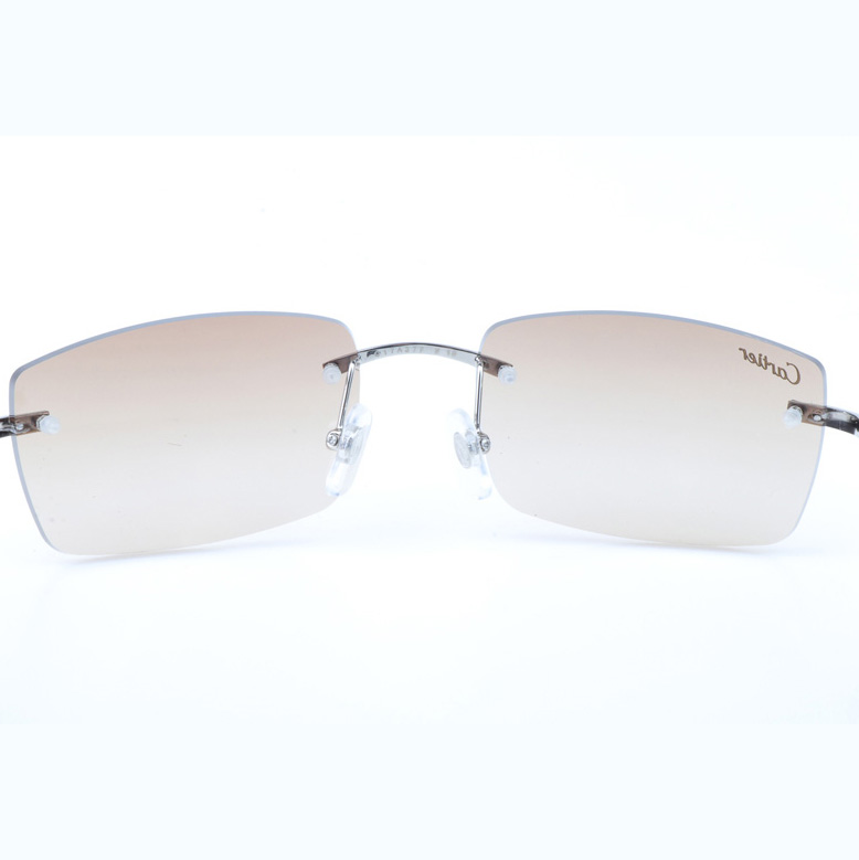 Cartier CT_3524012 Shell Mix Black Buffalo Sunglasses In Silver Brown - DopestKickz