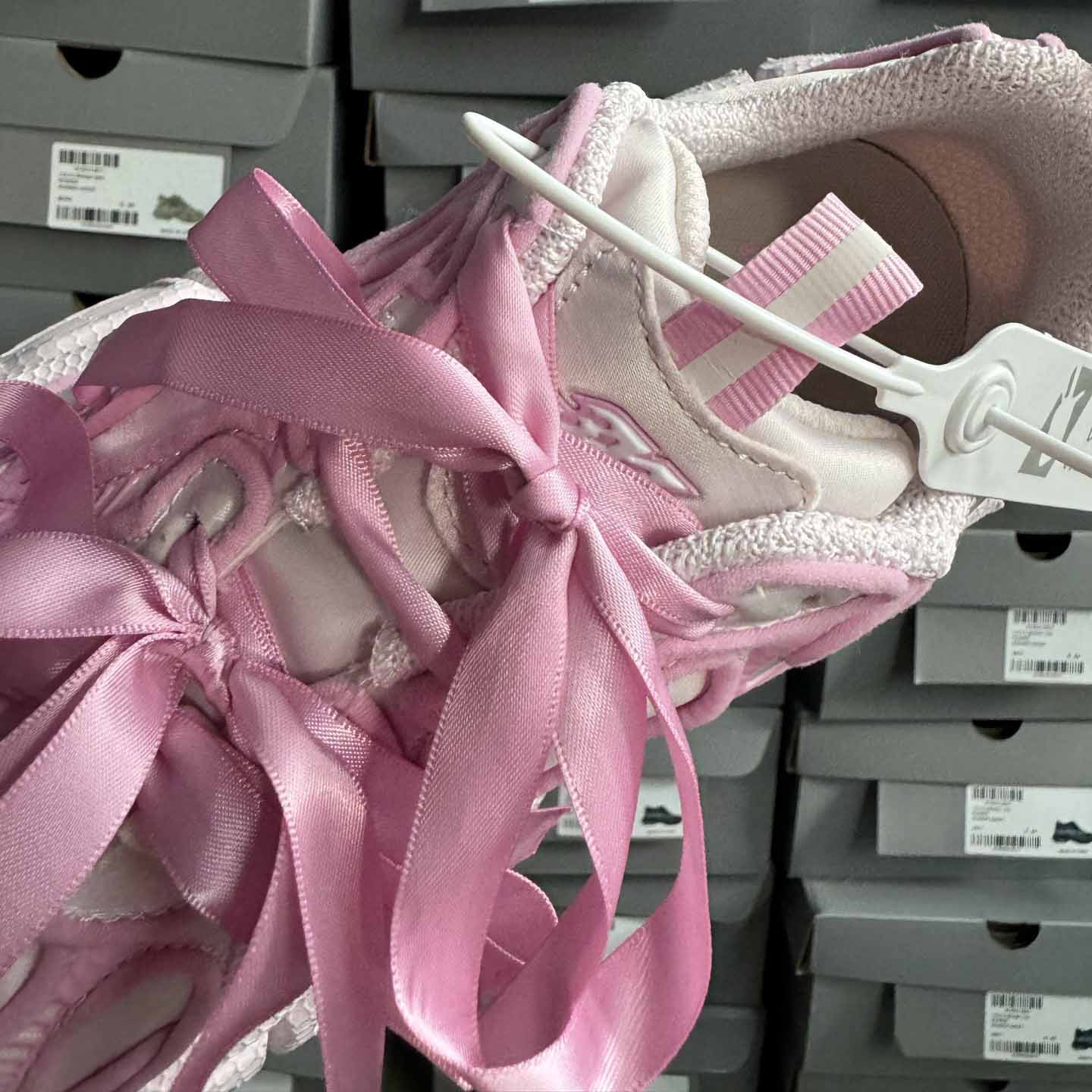 Balenciaga 3XL VG Edition Satin Bows Pink  - DopestKickz