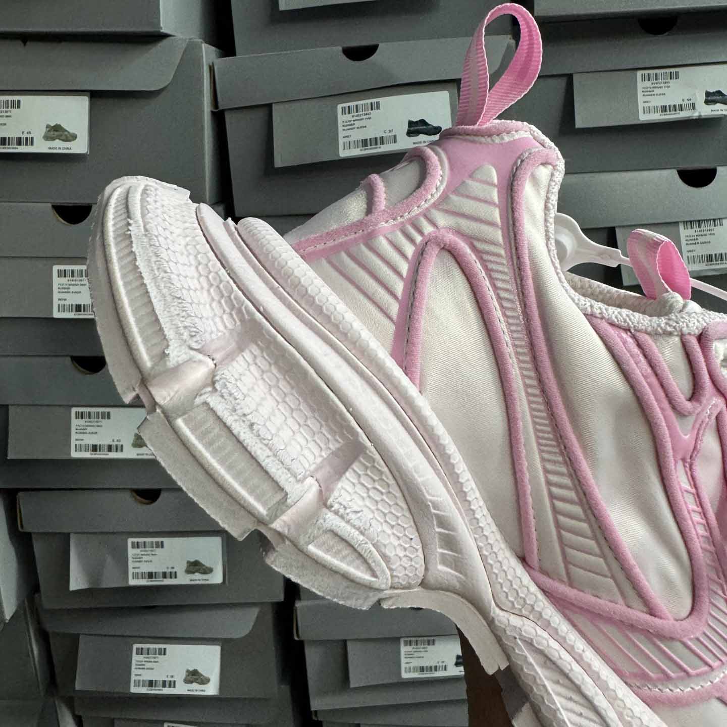 Balenciaga 3XL VG Edition Satin Bows Pink  - DopestKickz