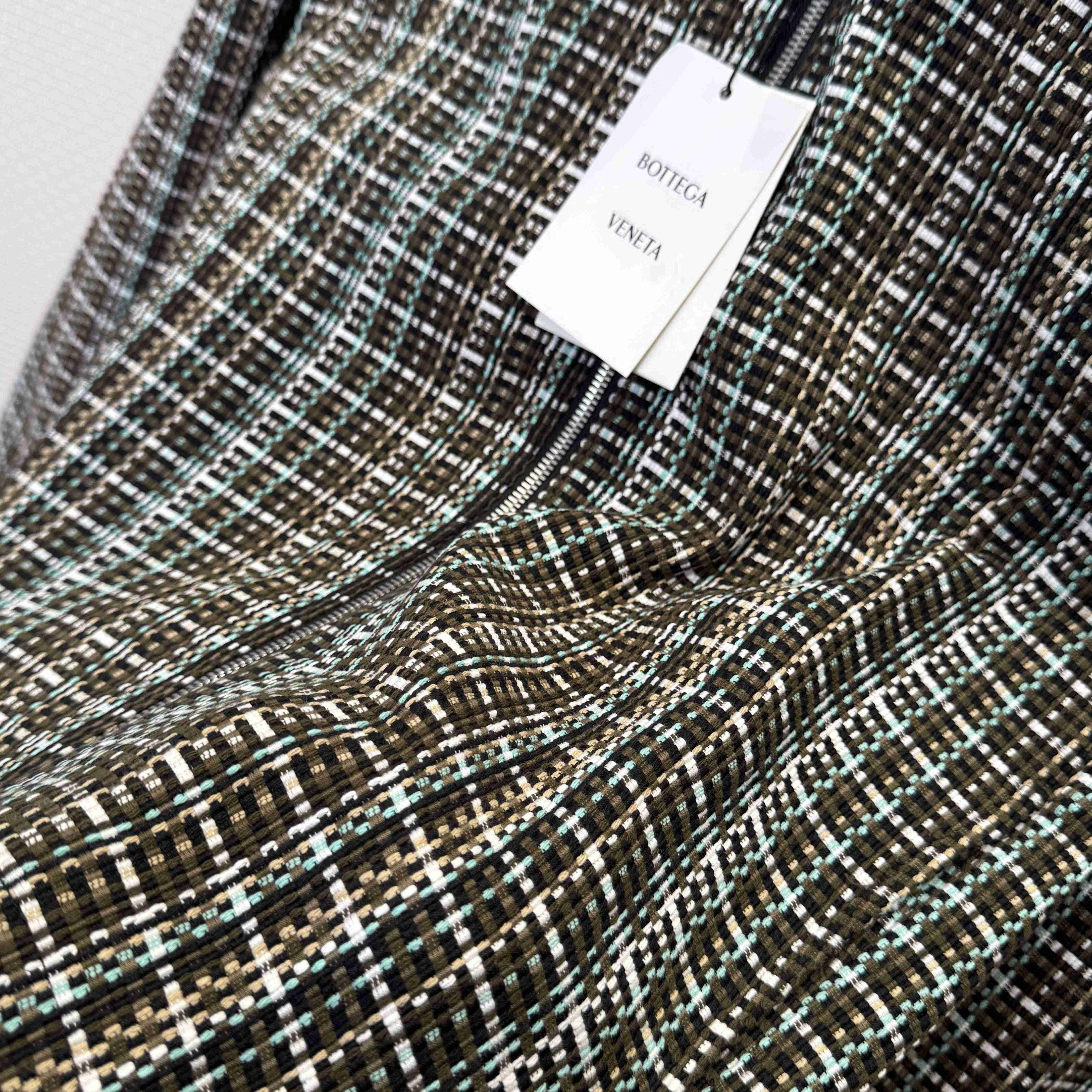 Bottega Veneta Multicolor Check Jacket - DopestKickz