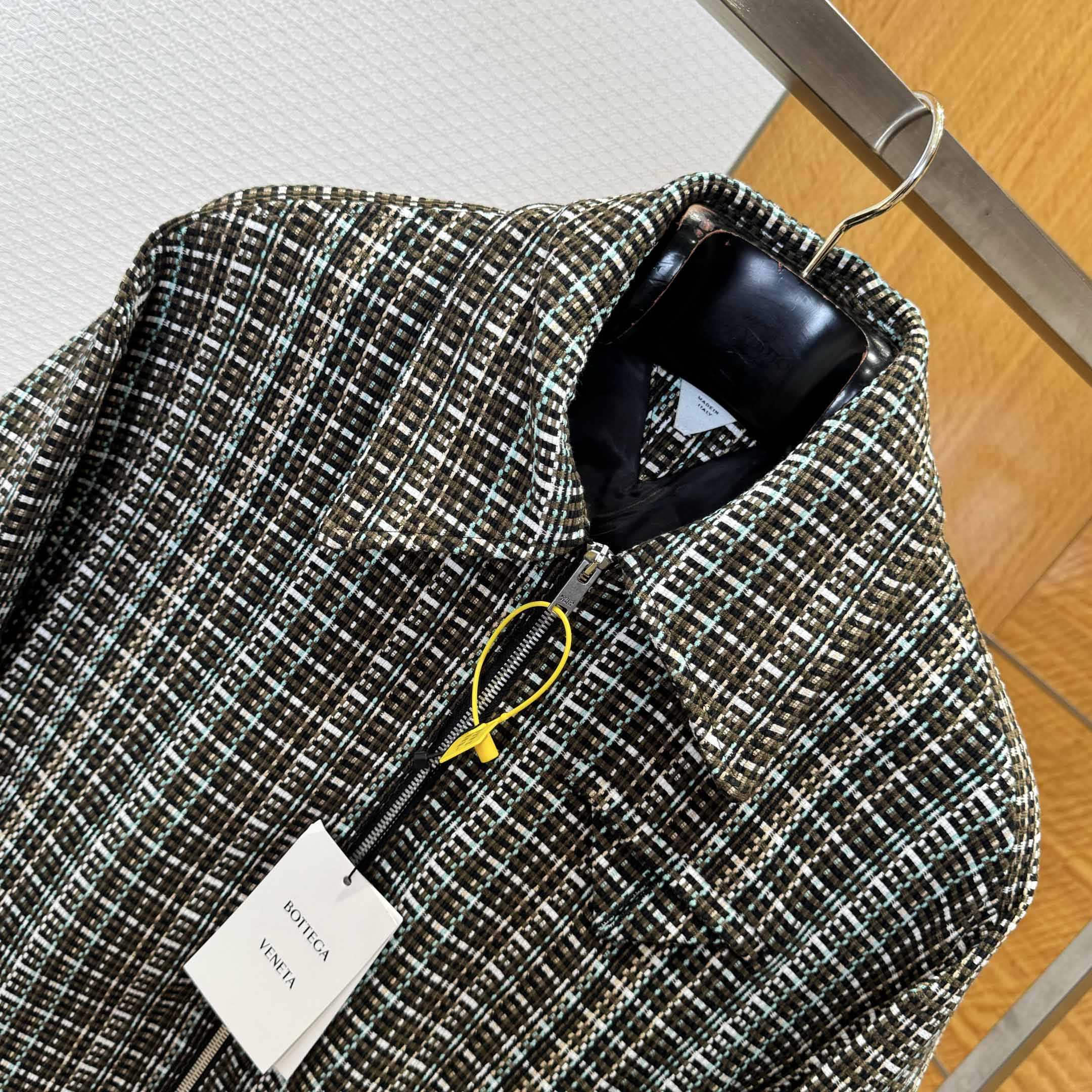 Bottega Veneta Multicolor Check Jacket - DopestKickz