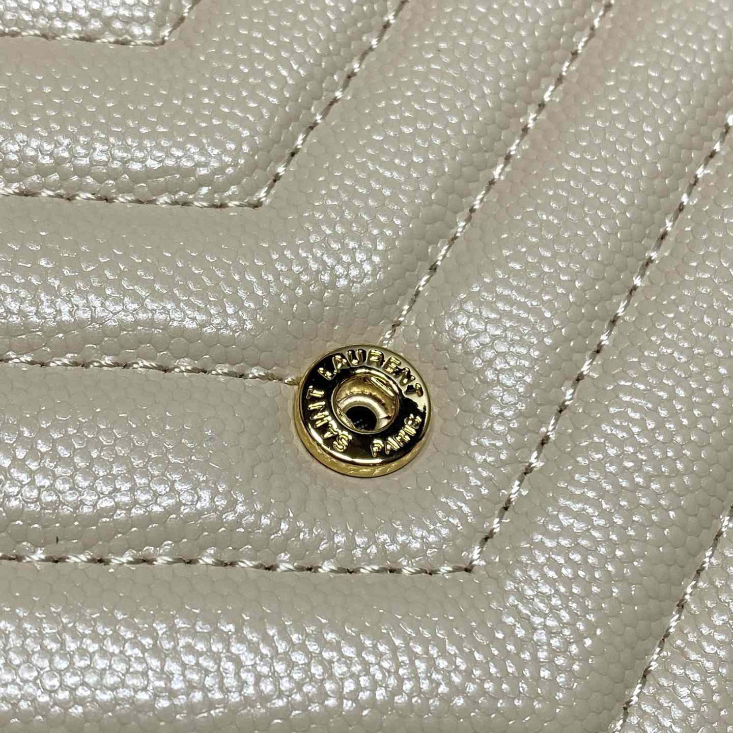 Saint Laurent Cassandre Chain Wallet In Lambskin - DopestKickz