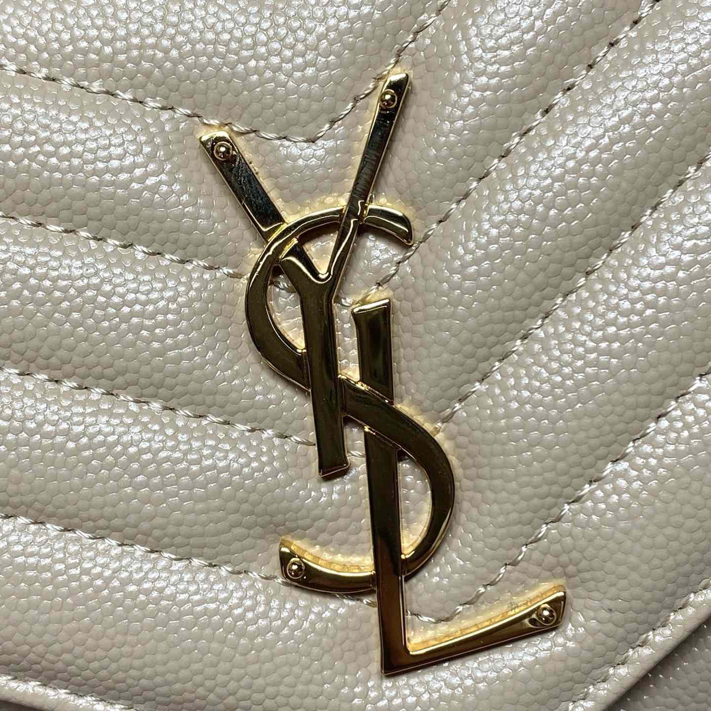 Saint Laurent Cassandre Chain Wallet In Lambskin - DopestKickz