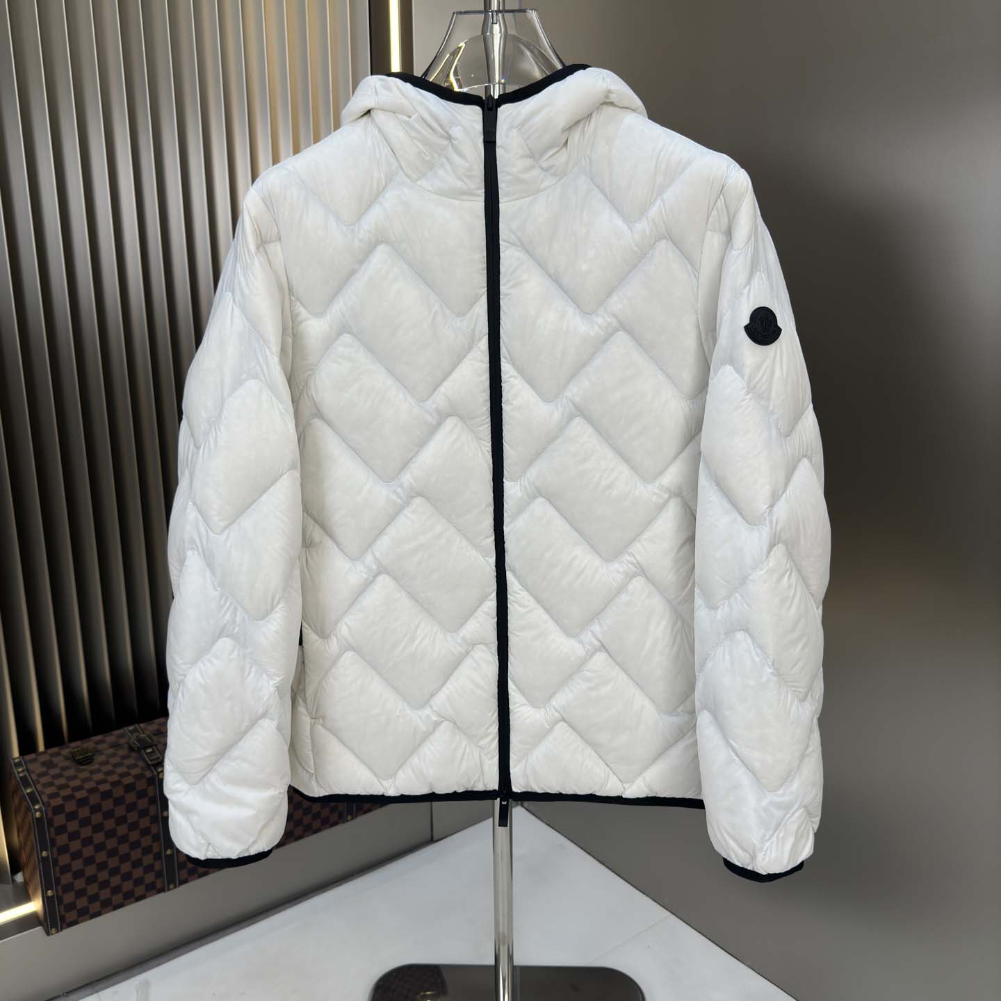 Moncler Bimont Hooded Wave-Quilted Short Down Jacket - DopestKickz