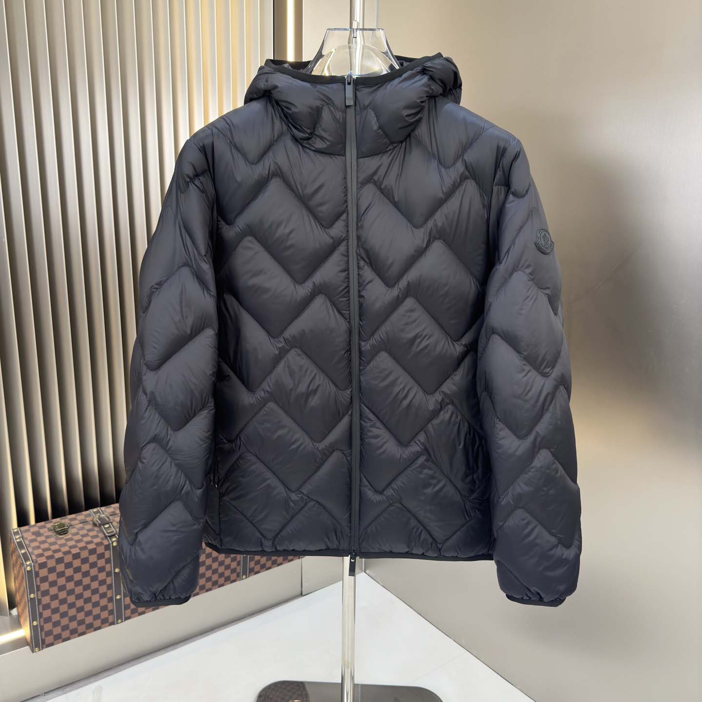 Moncler Bimont Hooded Wave-Quilted Short Down Jacket - DopestKickz