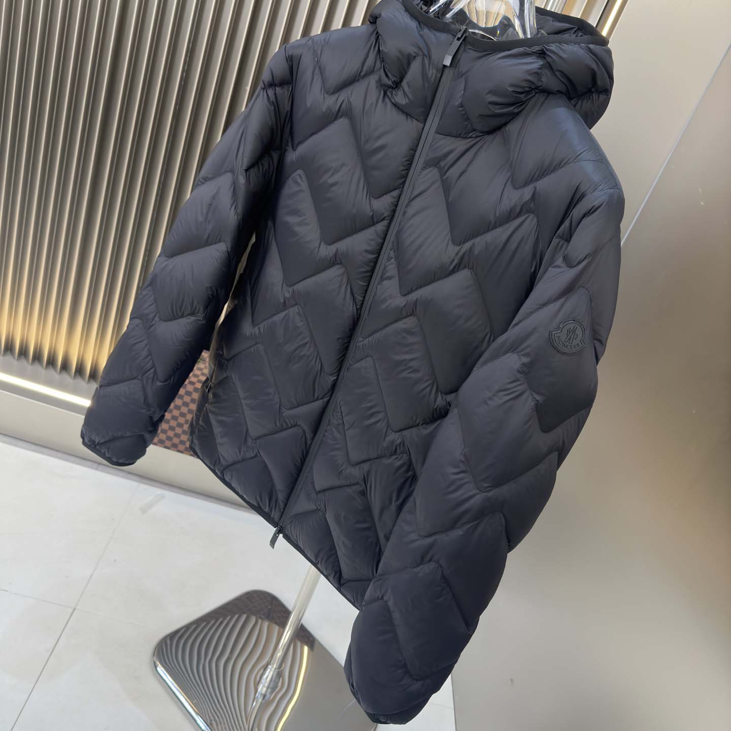 Moncler Bimont Hooded Wave-Quilted Short Down Jacket - DopestKickz
