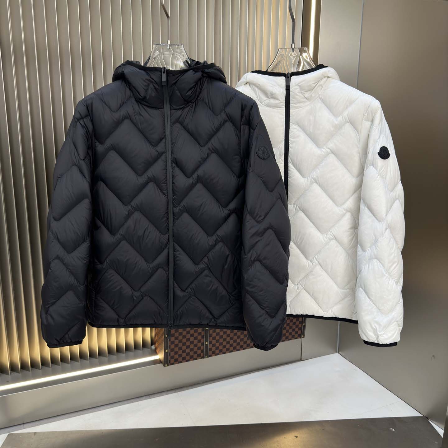 Moncler Bimont Hooded Wave-Quilted Short Down Jacket - DopestKickz