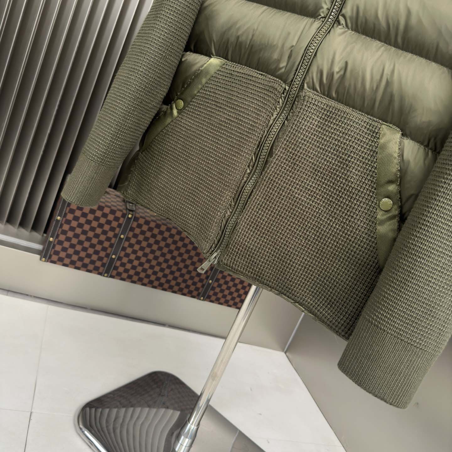 Moncler Padded Zip-Up Cardigan - DopestKickz