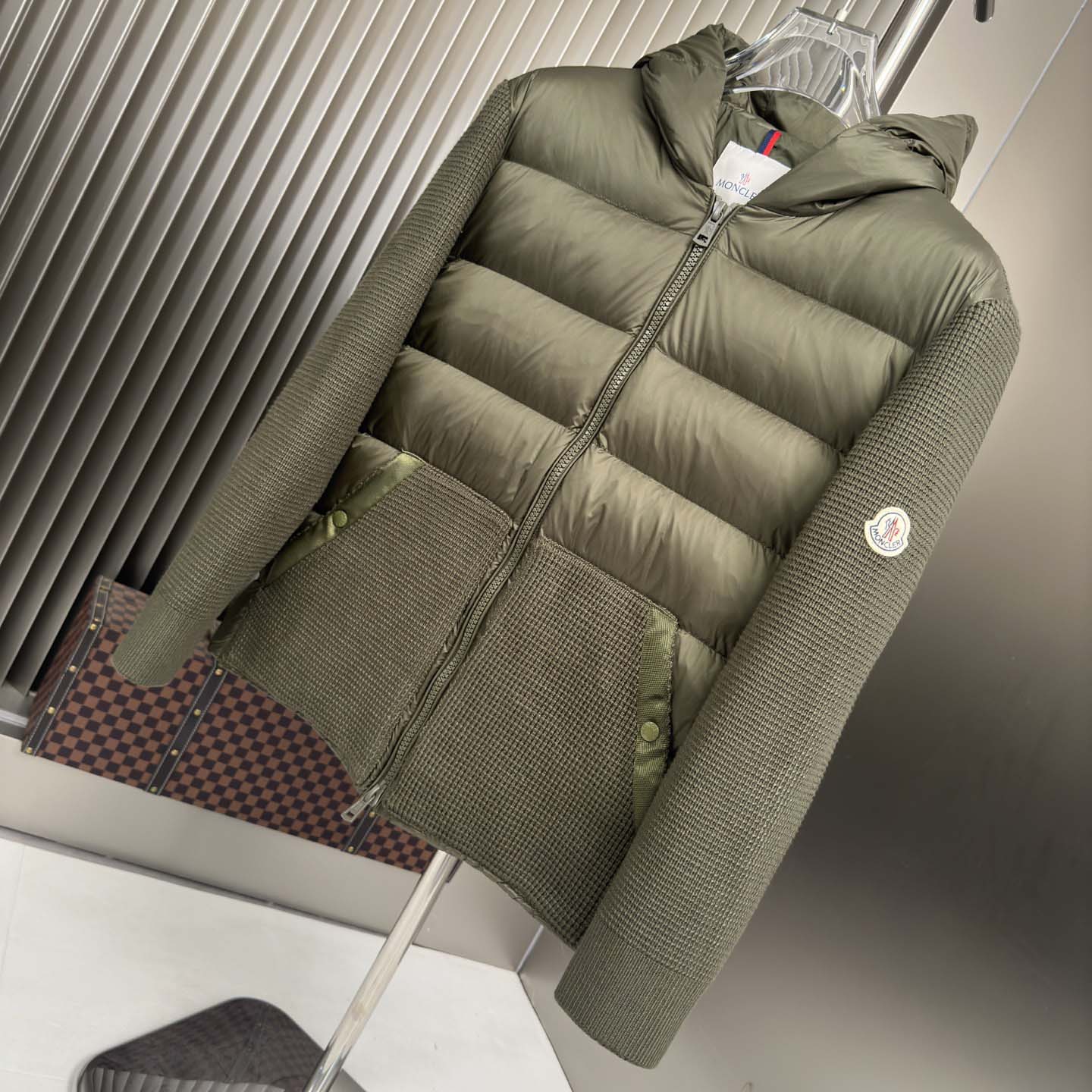 Moncler Padded Zip-Up Cardigan - DopestKickz