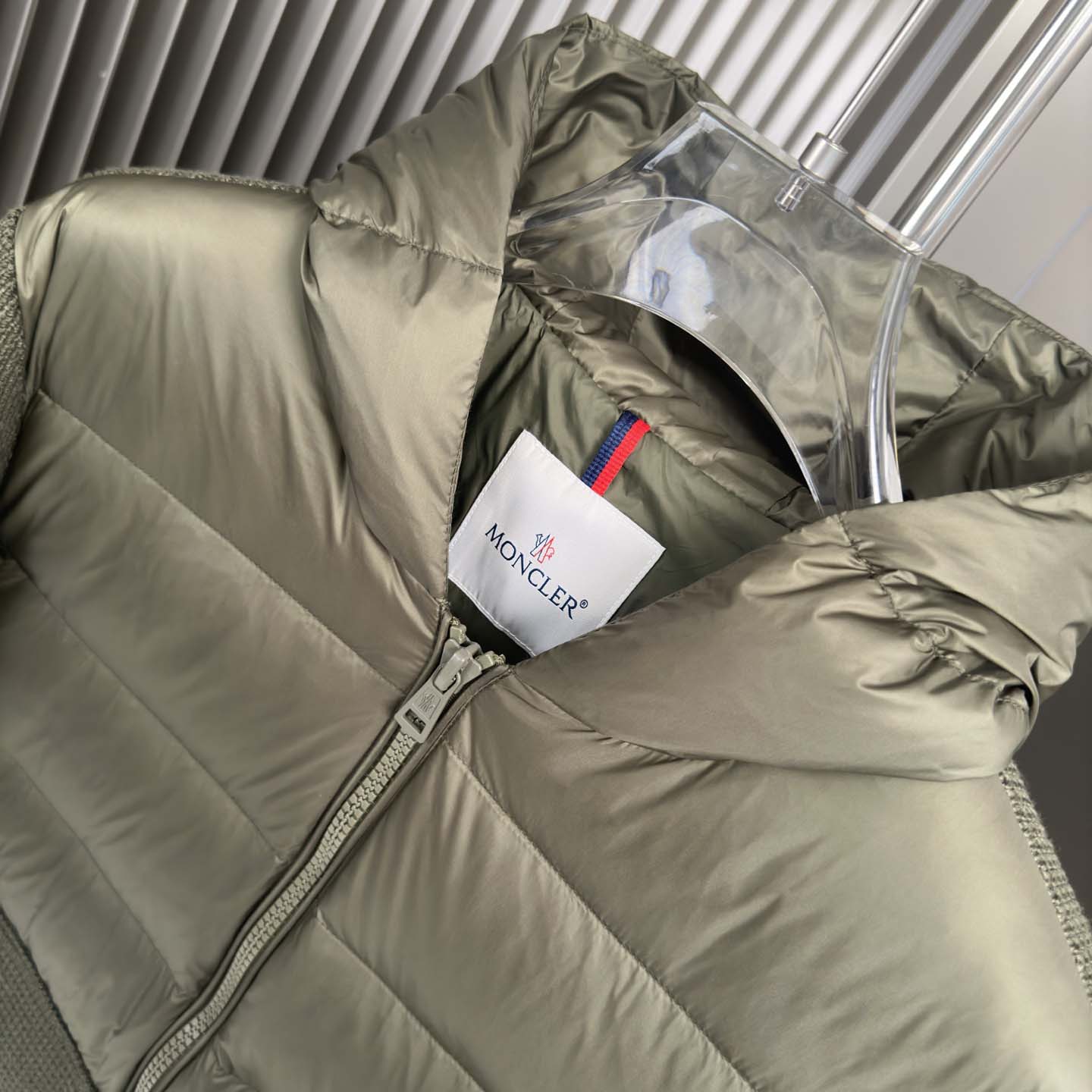 Moncler Padded Zip-Up Cardigan - DopestKickz