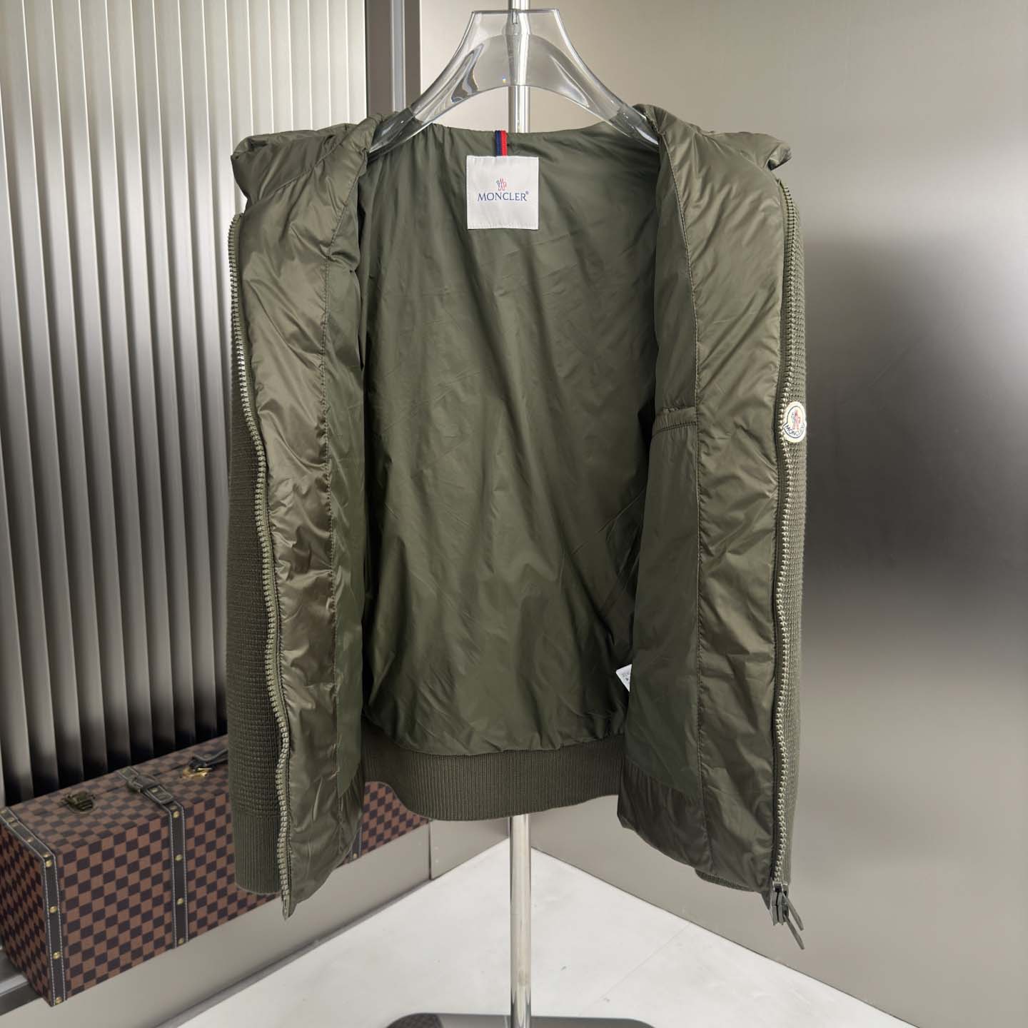 Moncler Padded Zip-Up Cardigan - DopestKickz