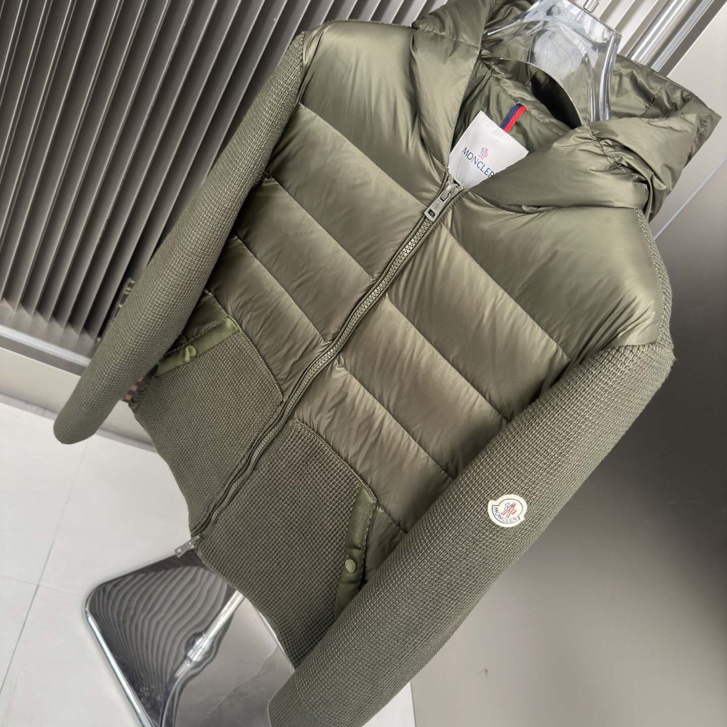 Moncler Padded Zip-Up Cardigan - DopestKickz
