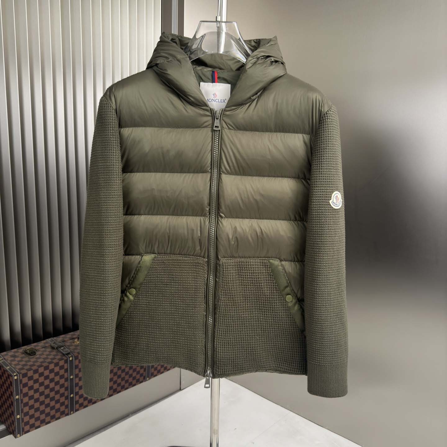 Moncler Padded Zip-Up Cardigan - DopestKickz