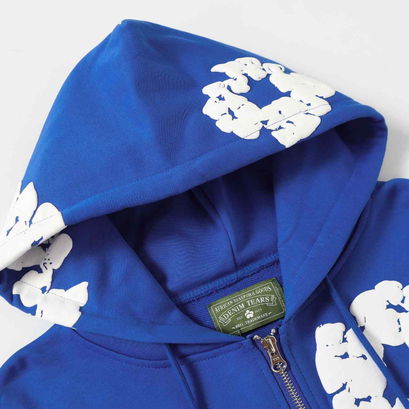 Denim Tears Cotton Wreath Zip Hoodie  - DopestKickz
