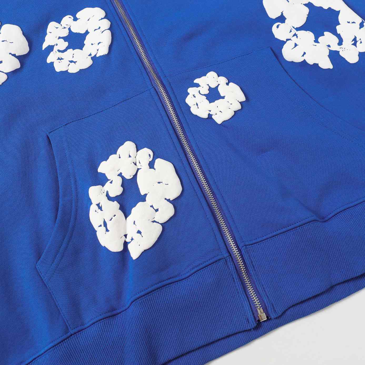 Denim Tears Cotton Wreath Zip Hoodie  - DopestKickz