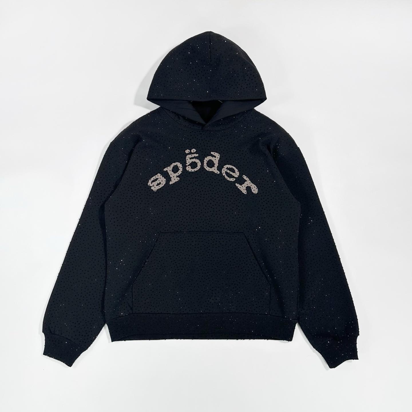 Sp5der Black VVS Hoodie - DopestKickz