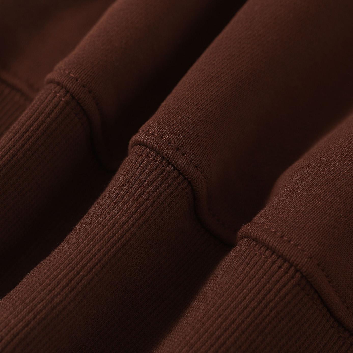 Denim Tears Cotton Wreath Zip Hoodie Brown - DopestKickz