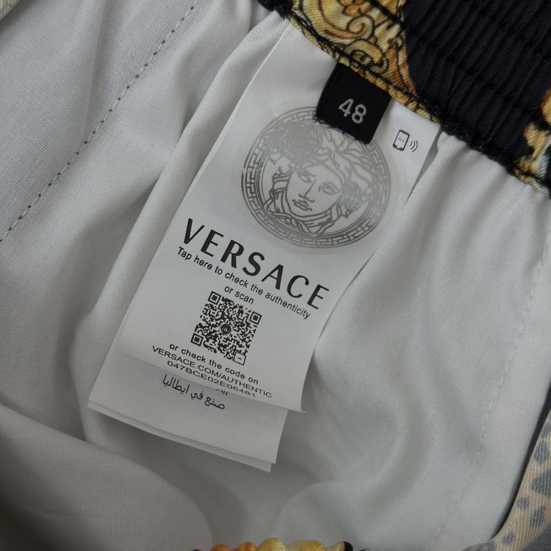 Versace Wild Cats Silk Shirt & Shorts - DopestKickz