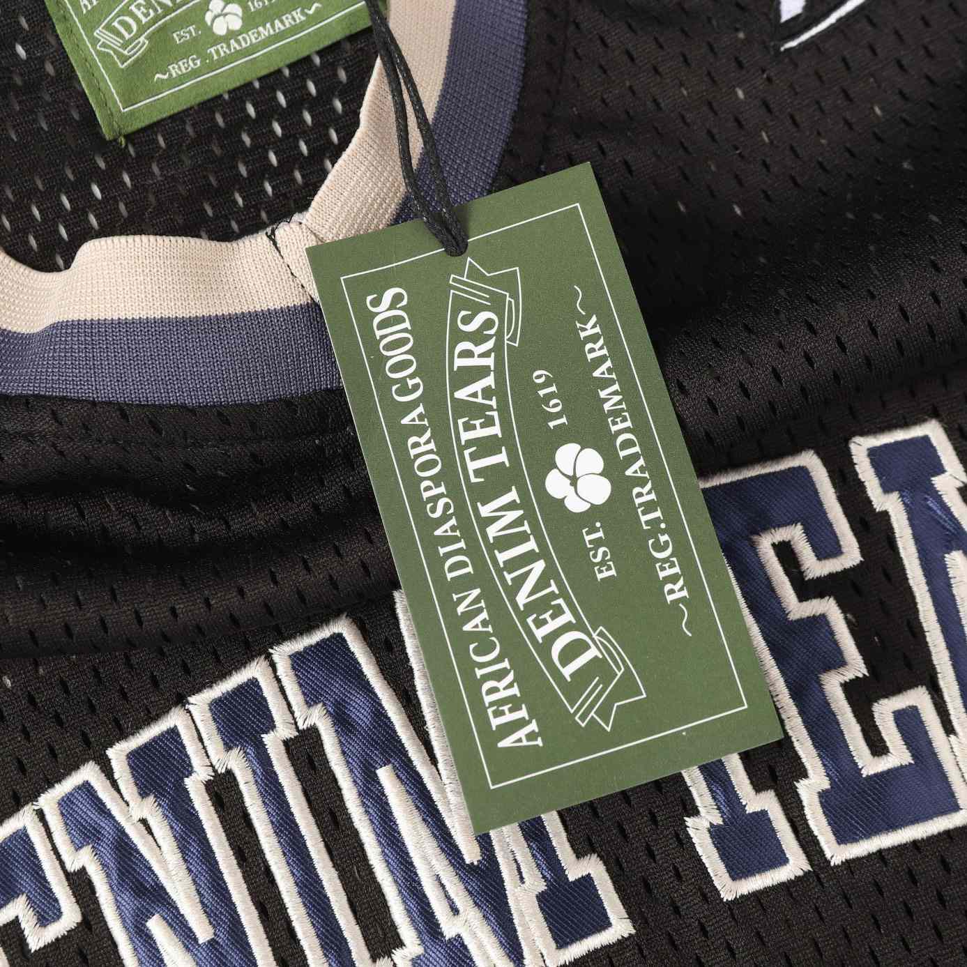 Denim Tears Game Jersey 'Black' - DopestKickz