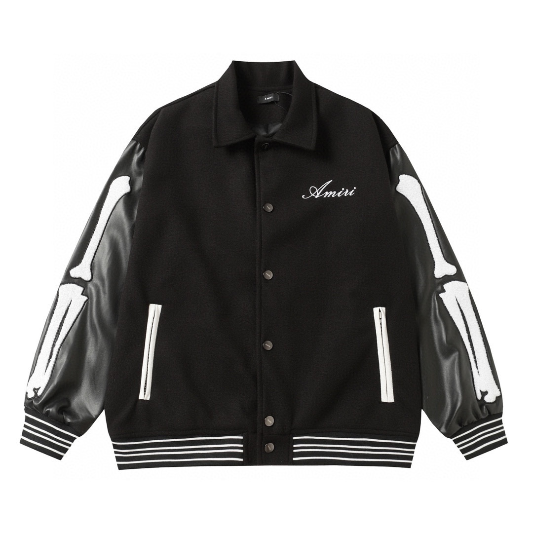 Amiri Bones Varsity Jacket - DopestKickz