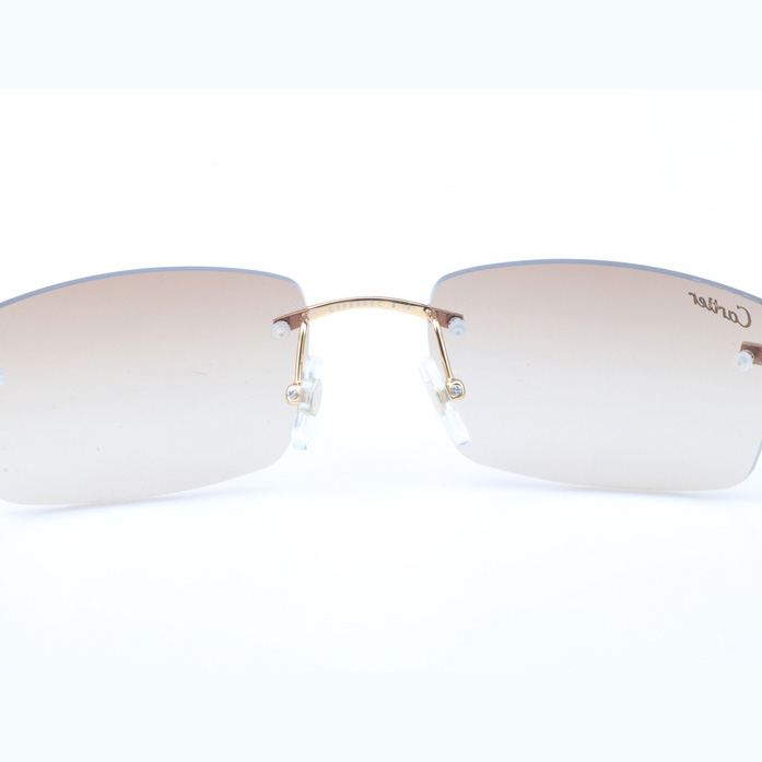 Cartier CT_3524012 Shell Mix White Buffalo Sunglasses In Gold Brown - DopestKickz