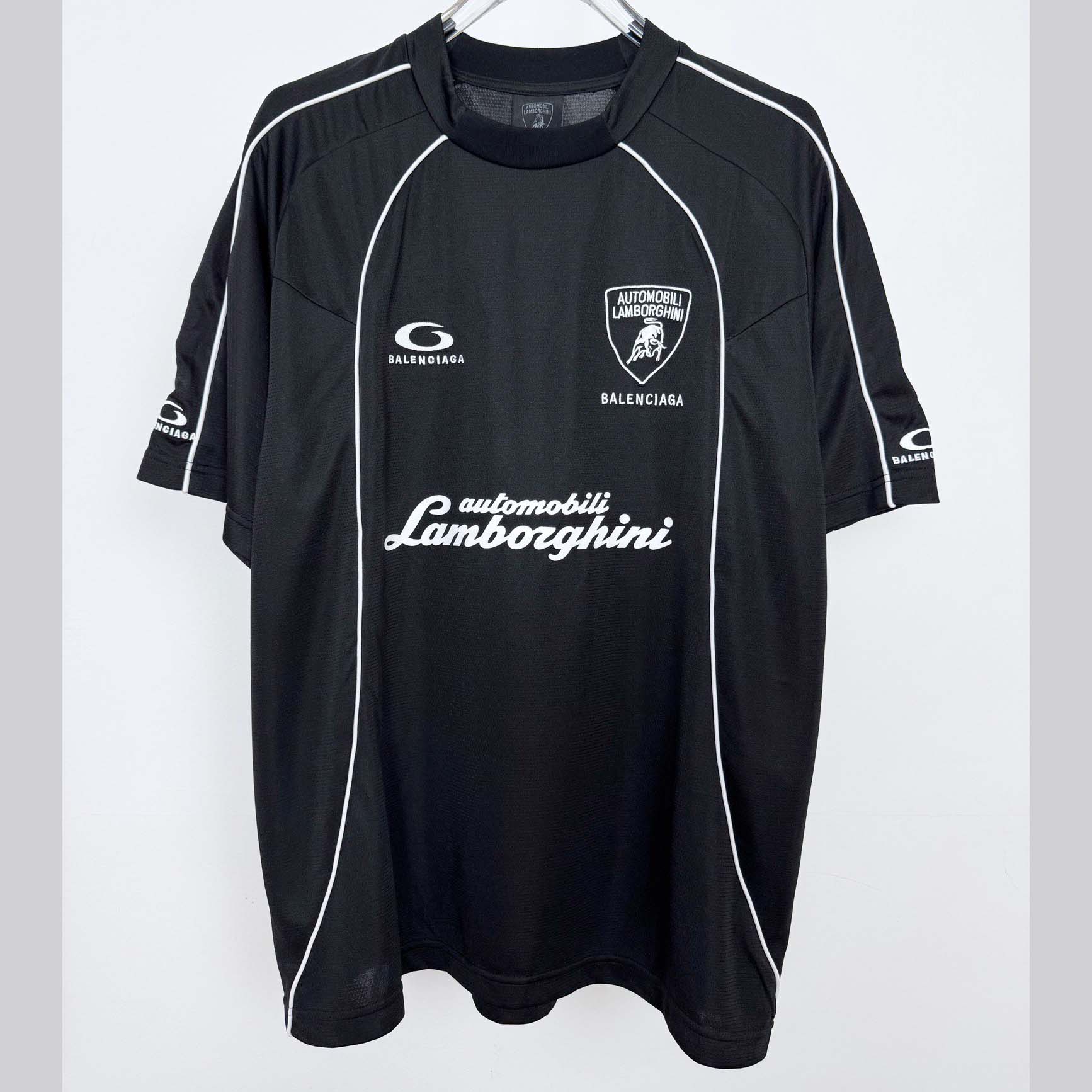 Balenciaga I Automobili Lamborghini Oversized Soccer T-shirt - DopestKickz