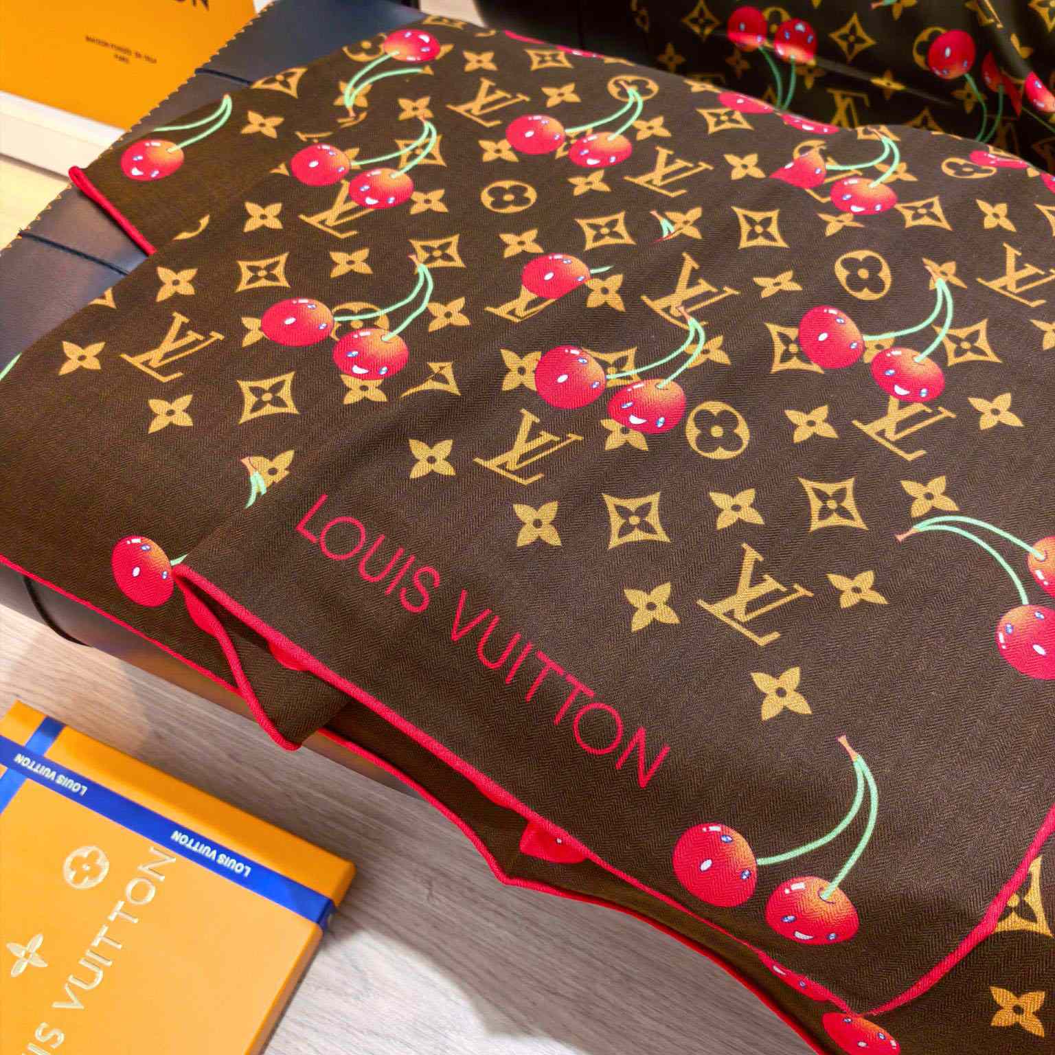Louis Vuitton LV x TM Monogram Shawl   140*140cm - DopestKickz
