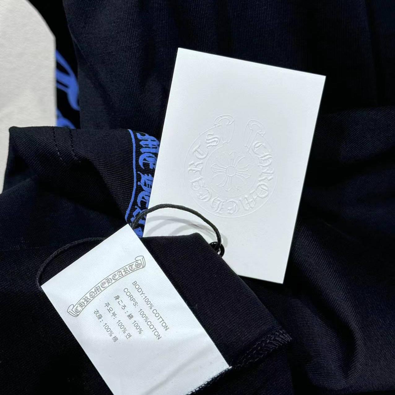 Chrome Hearts Neck Logo Long-Sleeve T-Shirt 'Black' - DopestKickz