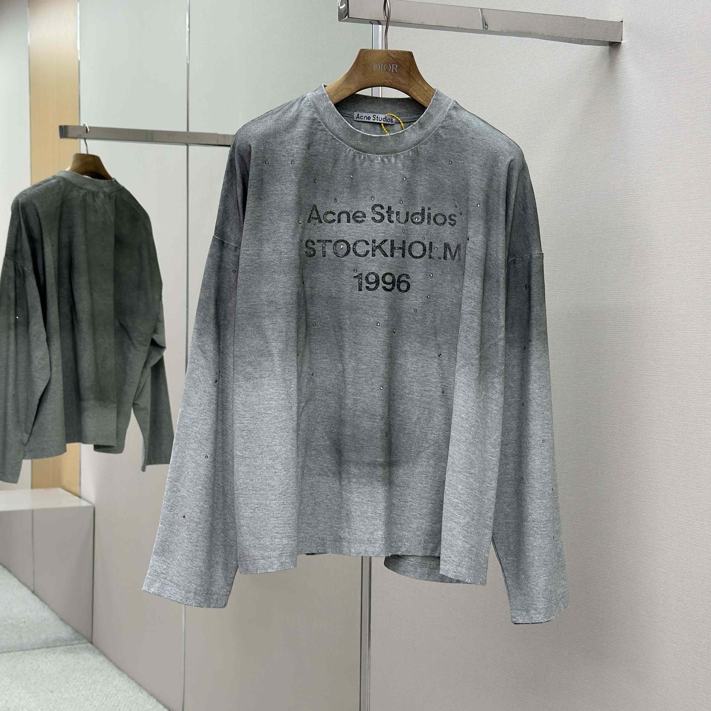 Acne Studios Logo T-shirt - Relaxed Fit - DopestKickz