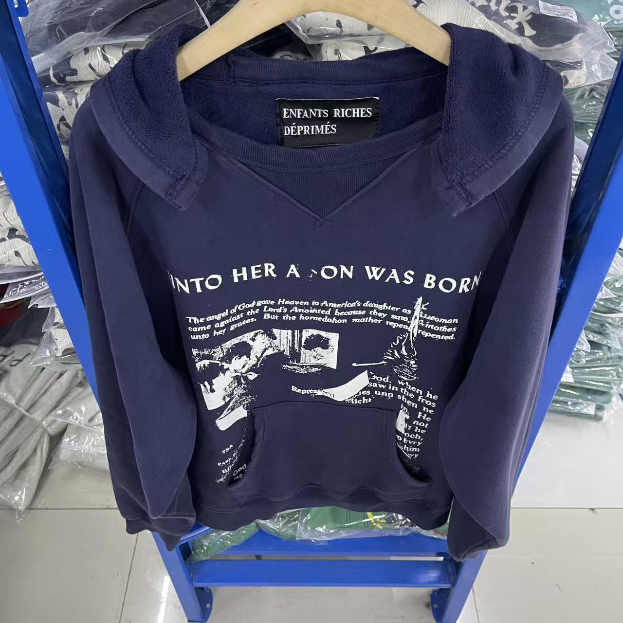 Enfants Riches Déprimés 25SS '' Unto Her A On Was Born'' Hoodie - DopestKickz