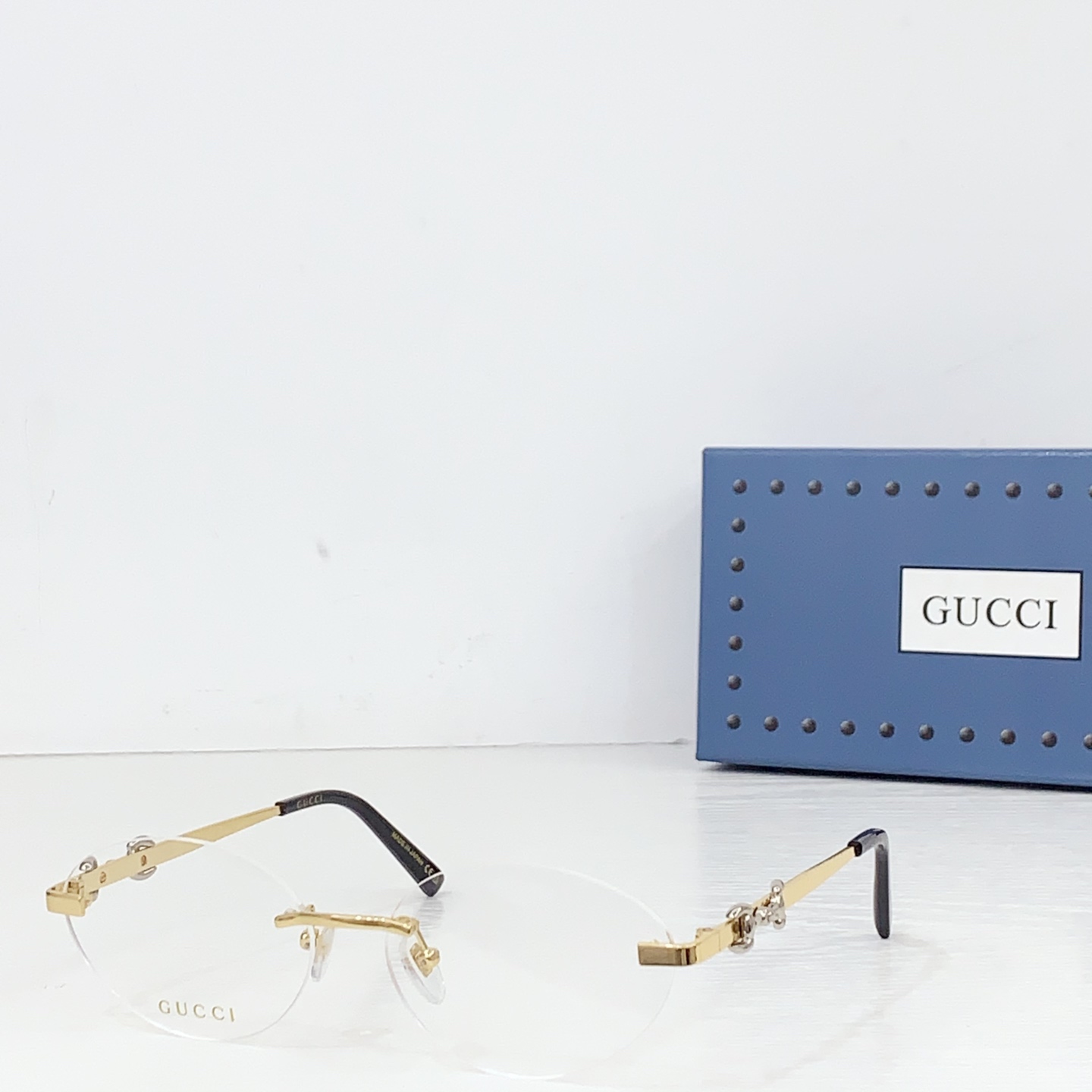 Gucci Frameless Oval Sunglasses - DopestKickz