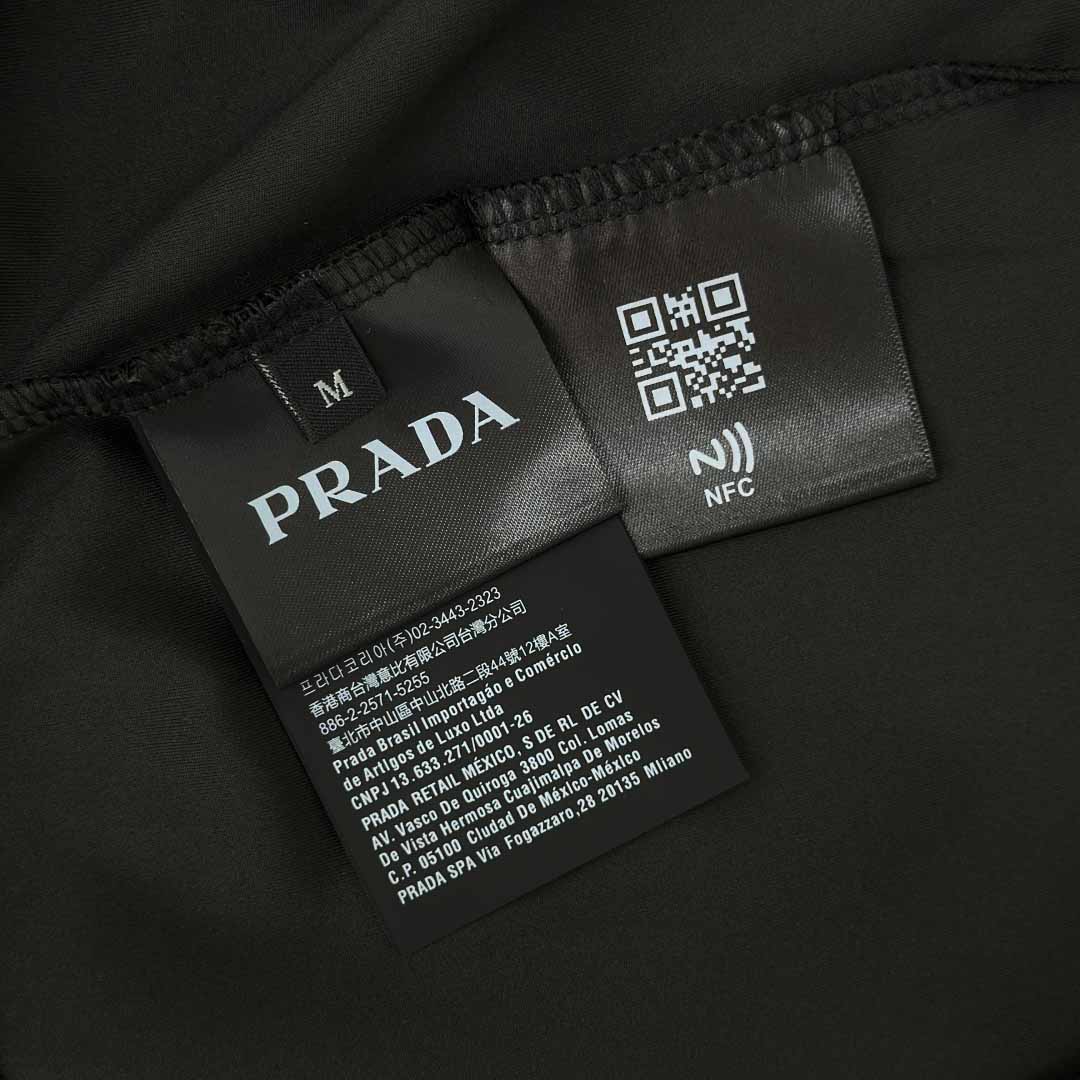 Prada Technical Jersey Mock Turtleneck - DopestKickz