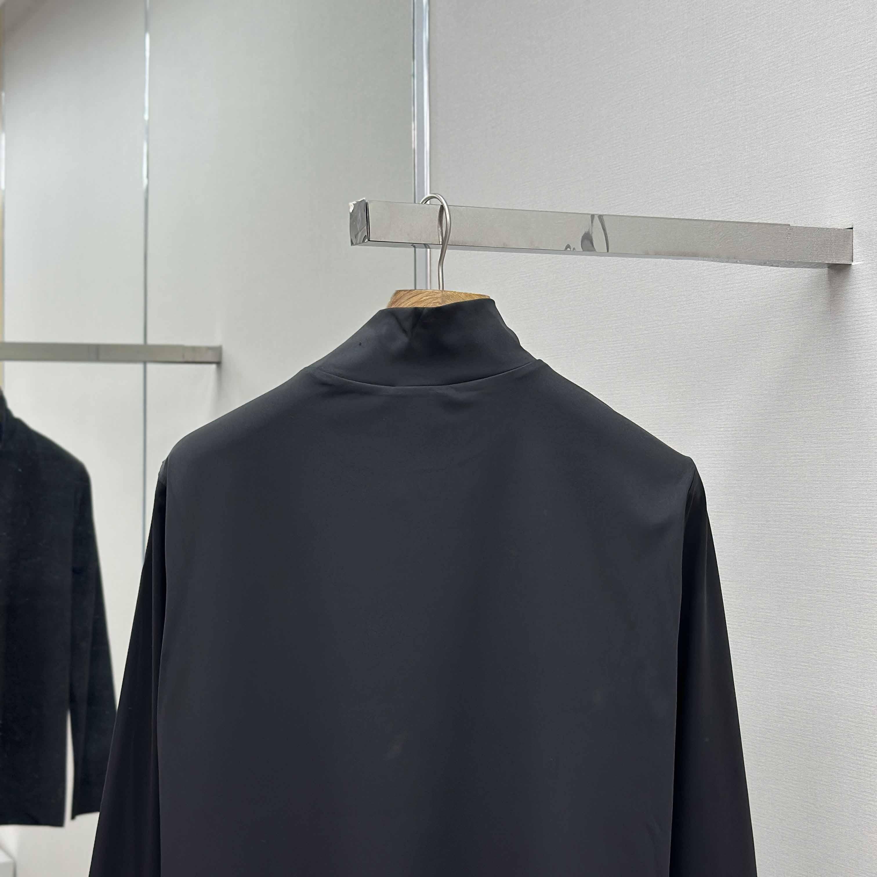 Prada Technical Jersey Mock Turtleneck - DopestKickz