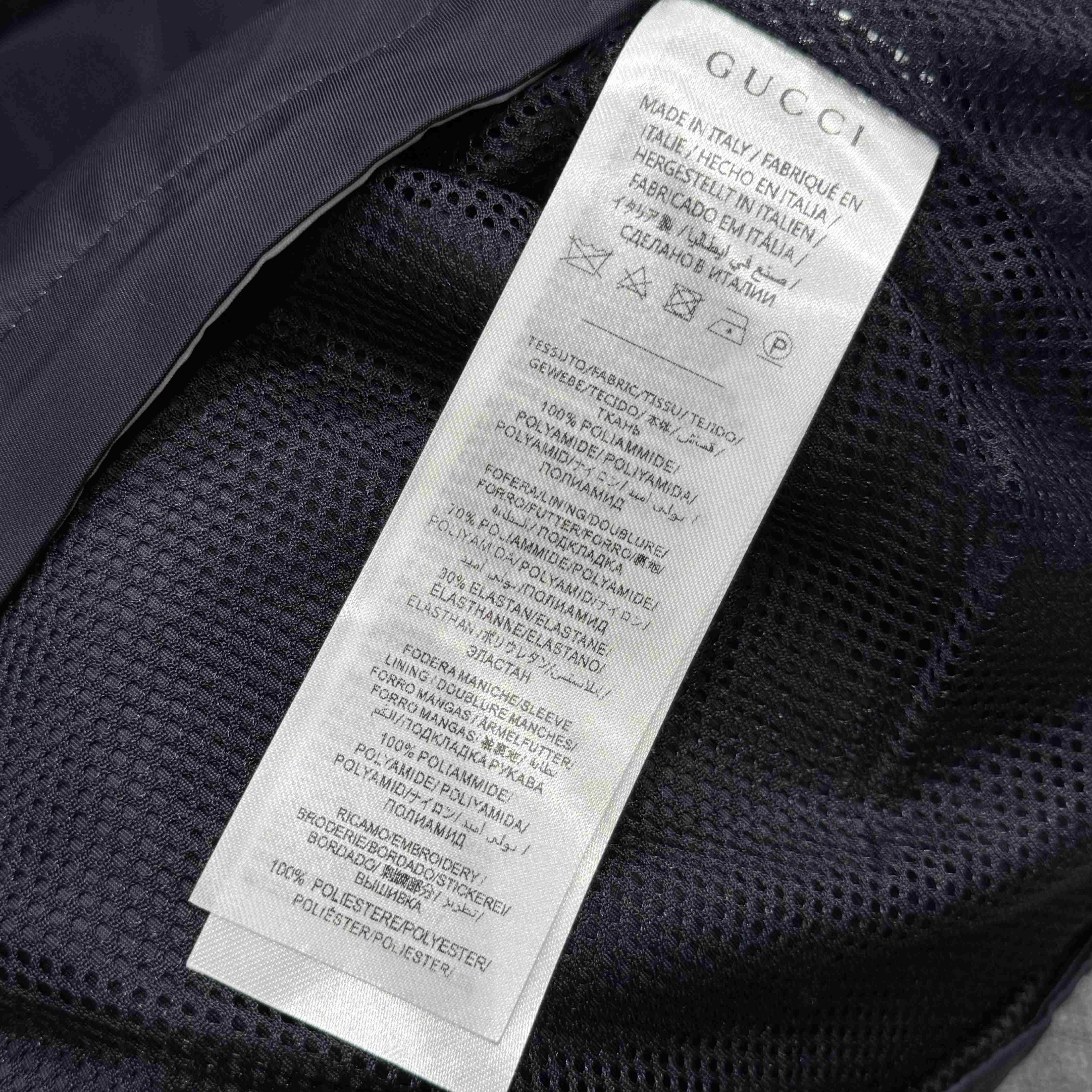 Gucci Nylon Twill Jacket With Patch - DopestKickz