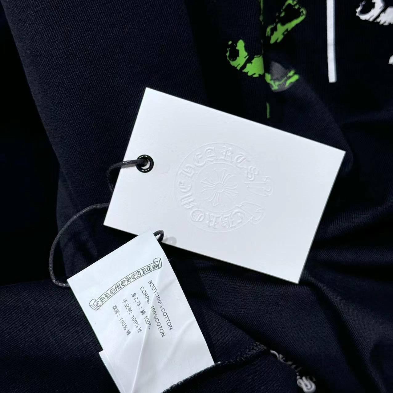 Chrome Hearts Foti Multi Teeter Harris Logo Long Sleeve Tee Shirt Black - DopestKickz