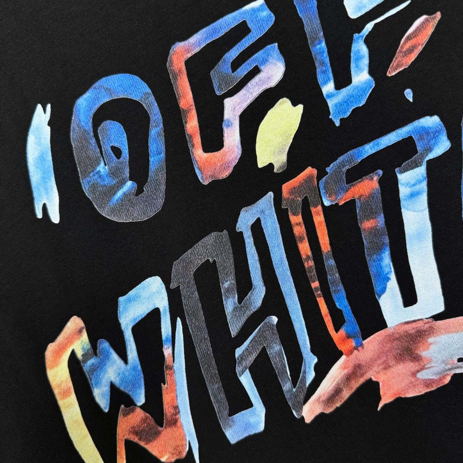 Off-White Boys Watercolour T-Shirt In Black - DopestKickz