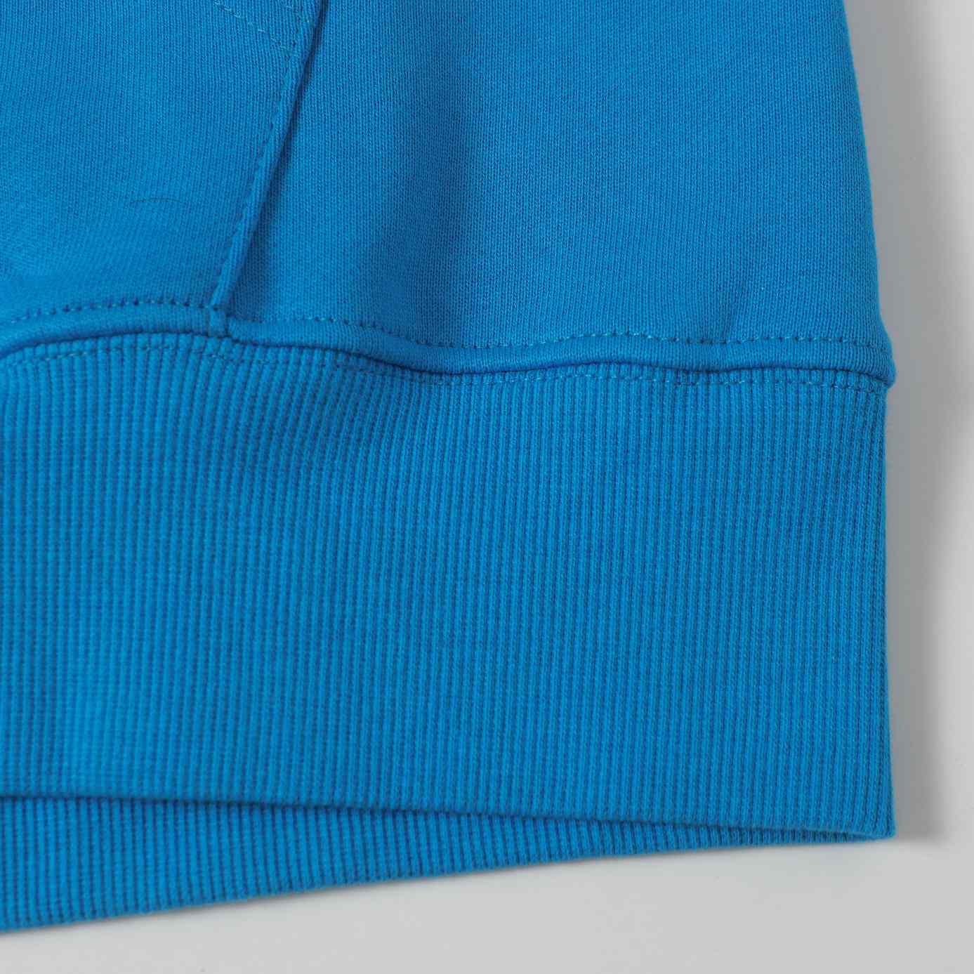 Denim Tears Cotton Wreath Zip Hoodie Blue - DopestKickz