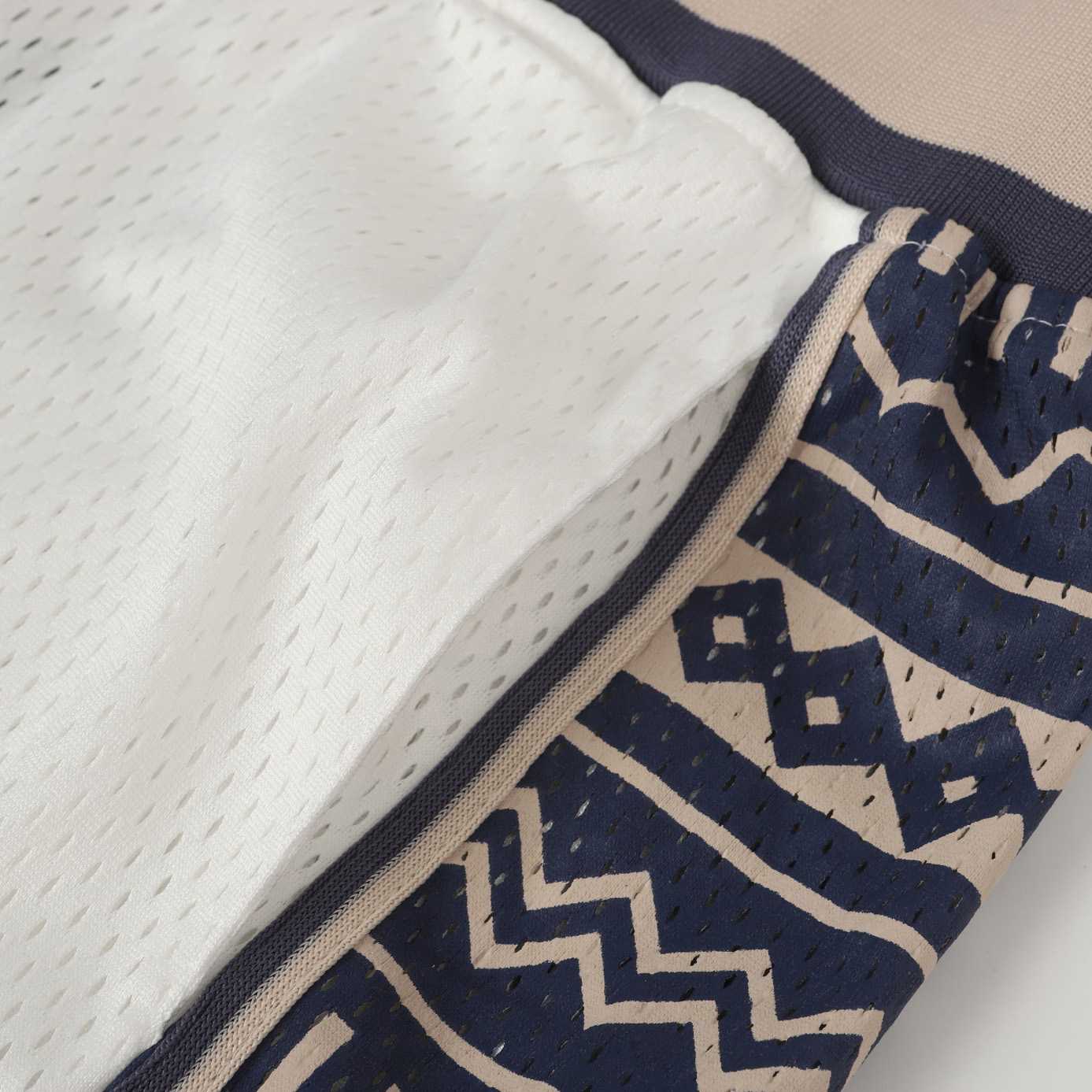 Denim Tears Game Shorts 'White' - DopestKickz