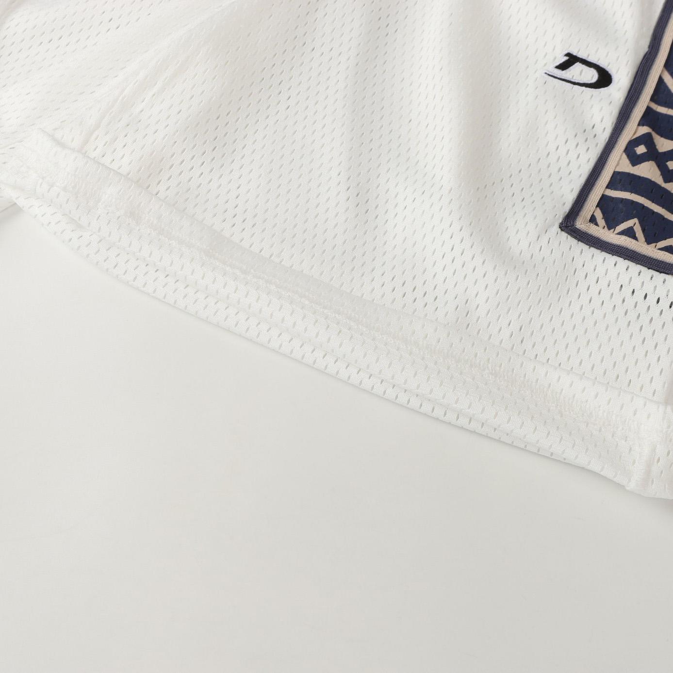 Denim Tears Game Shorts 'White' - DopestKickz