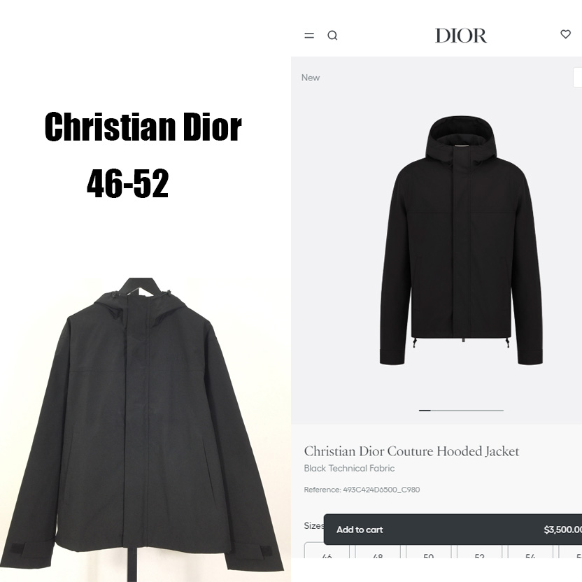 Christian Dior Couture Hooded Jacket  - DopestKickz
