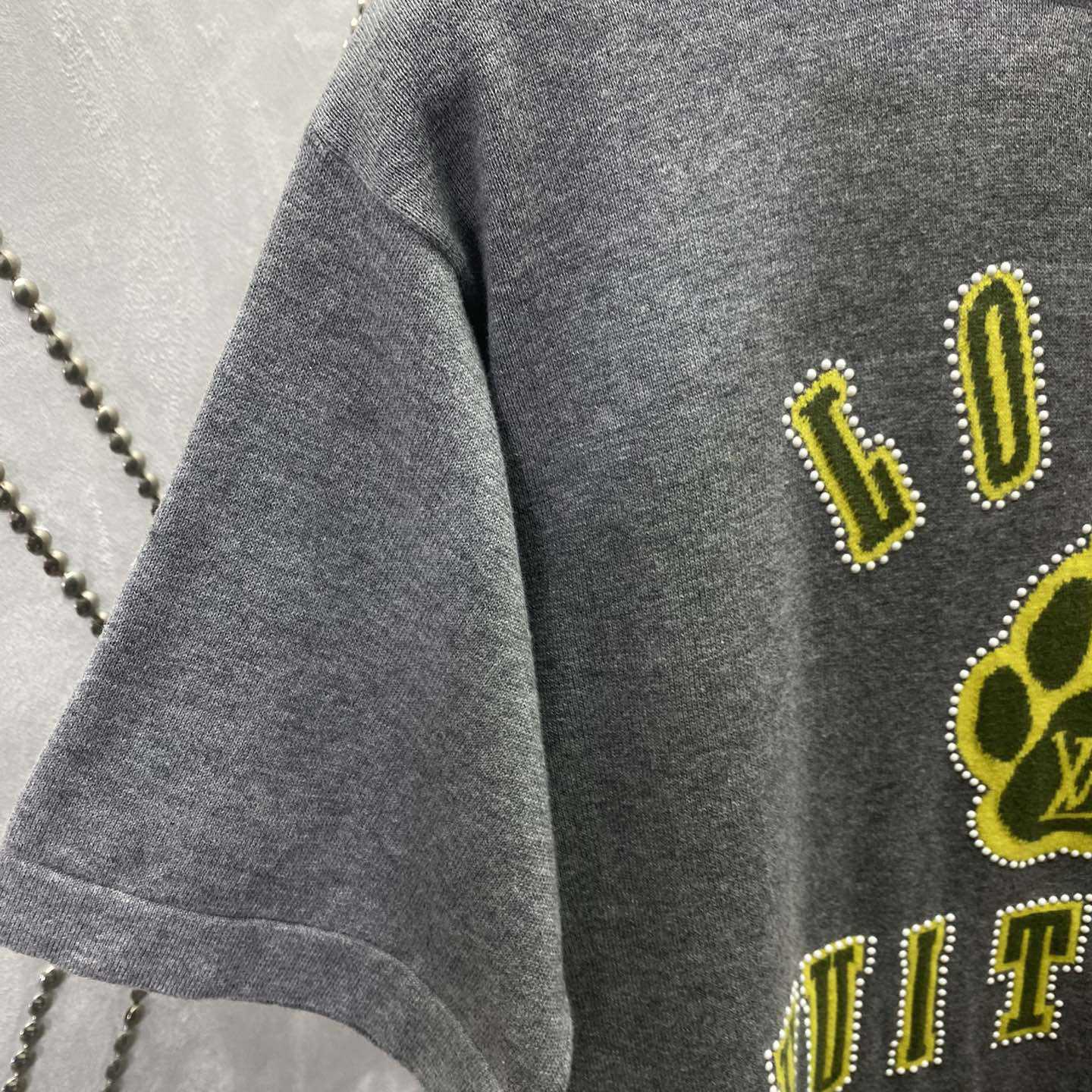 Louis Vuitton Embellished Short-Sleeved Cotton Crewneck - DopestKickz