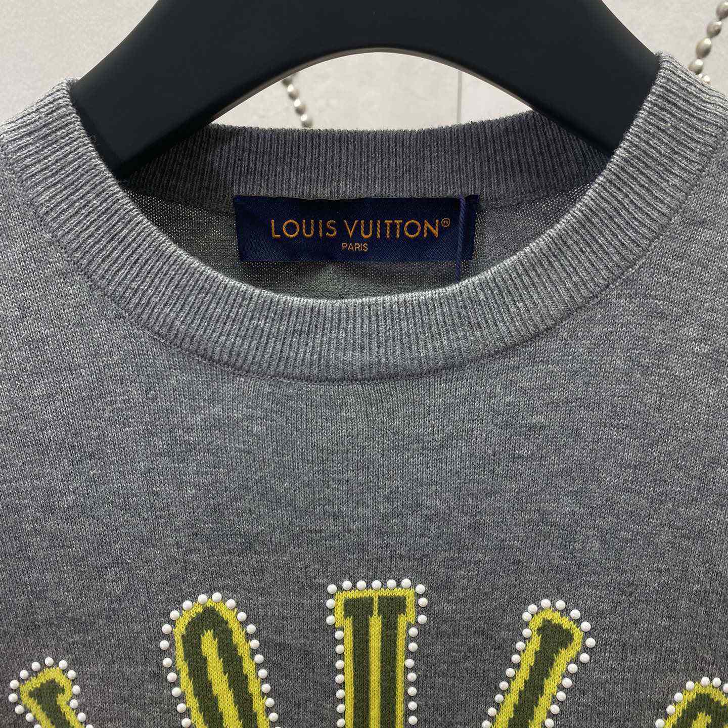 Louis Vuitton Embellished Short-Sleeved Cotton Crewneck - DopestKickz